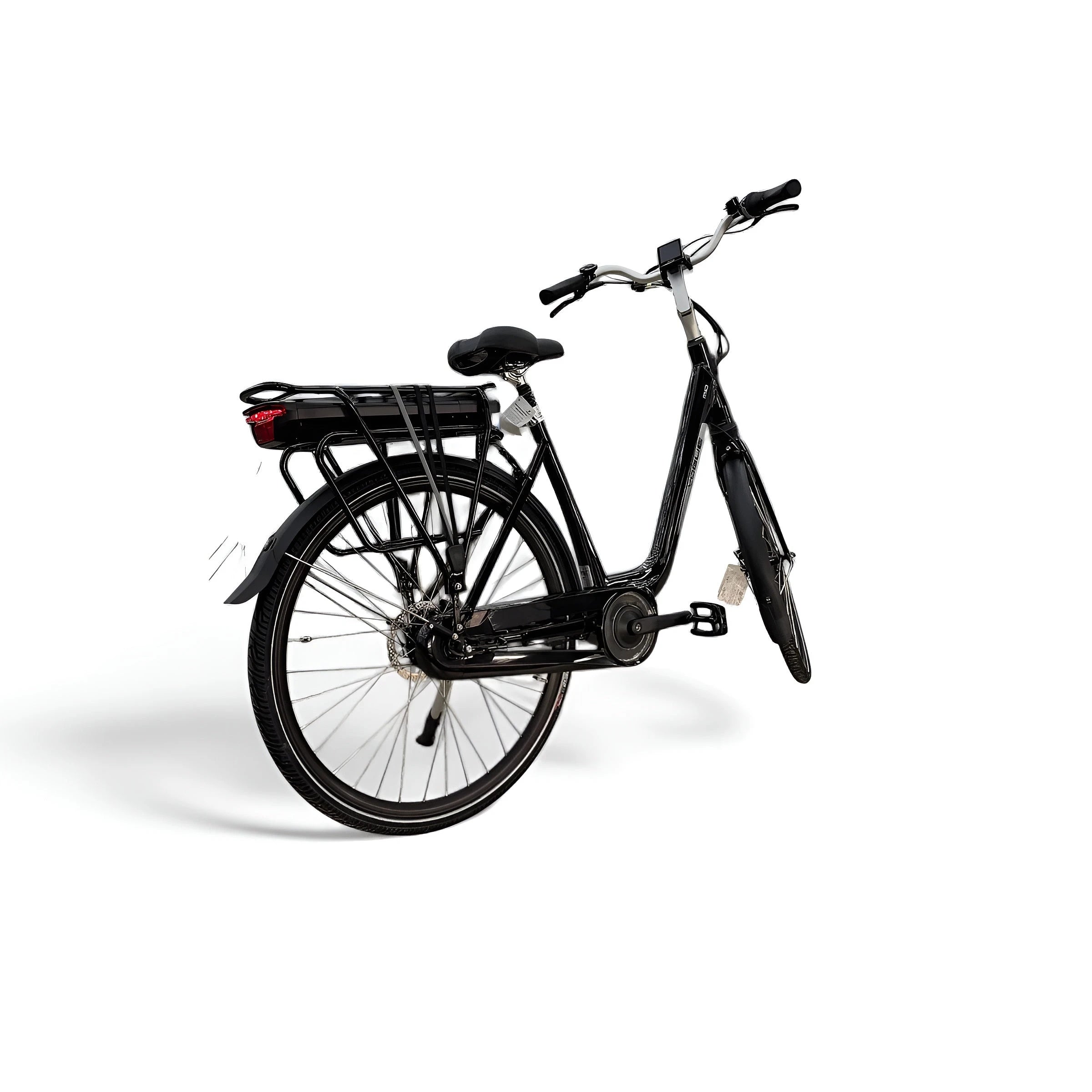 Vogue Mio 8SP Elektrische Fiets E-bike met Hydraulische Remmen 16Ah 36V 576Wh 46cm - Glans Zwart - AE-trading