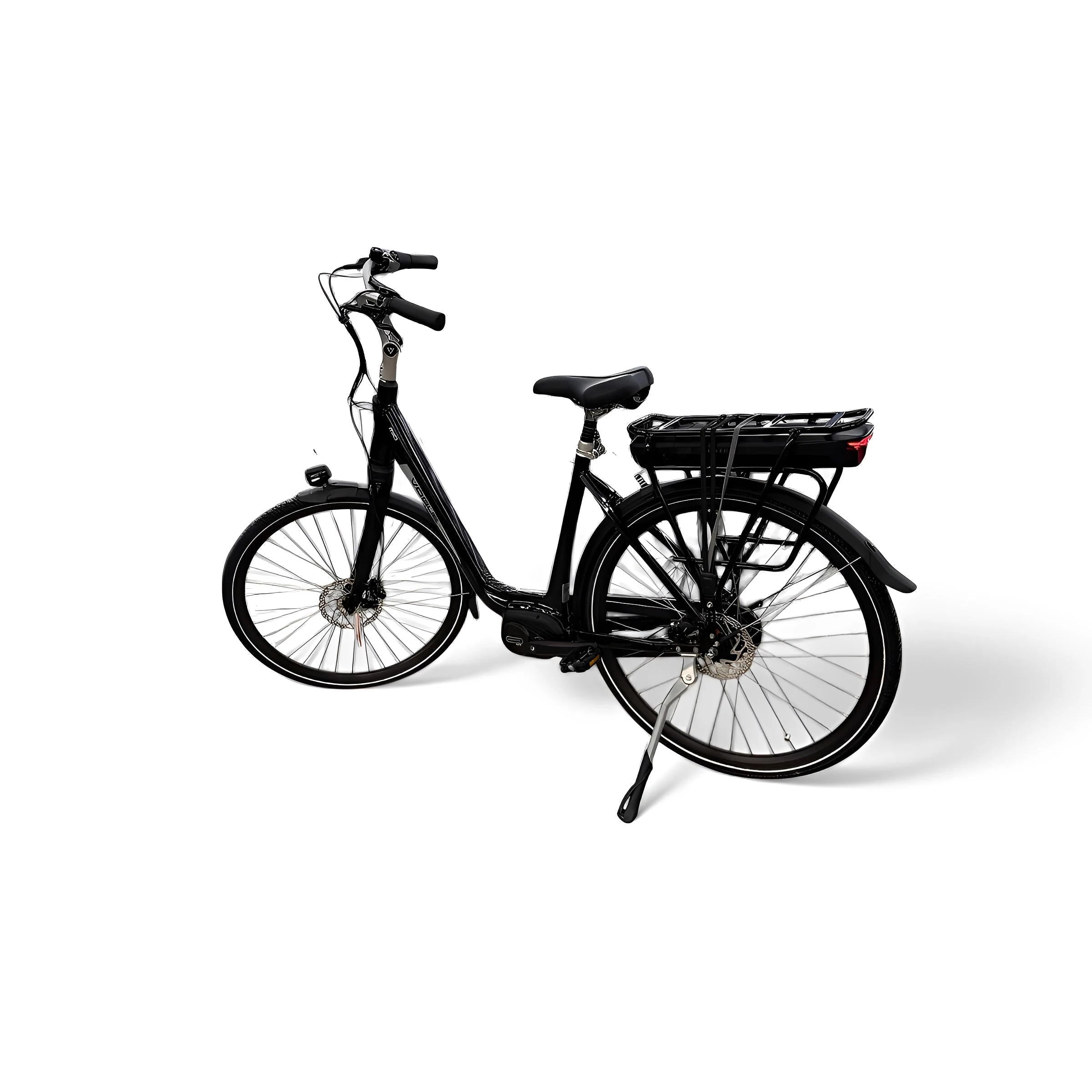Vogue Mio 8SP Elektrische Fiets E-bike met Hydraulische Remmen 16Ah 36V 576Wh 51cm - Glans Zwart - AE-trading