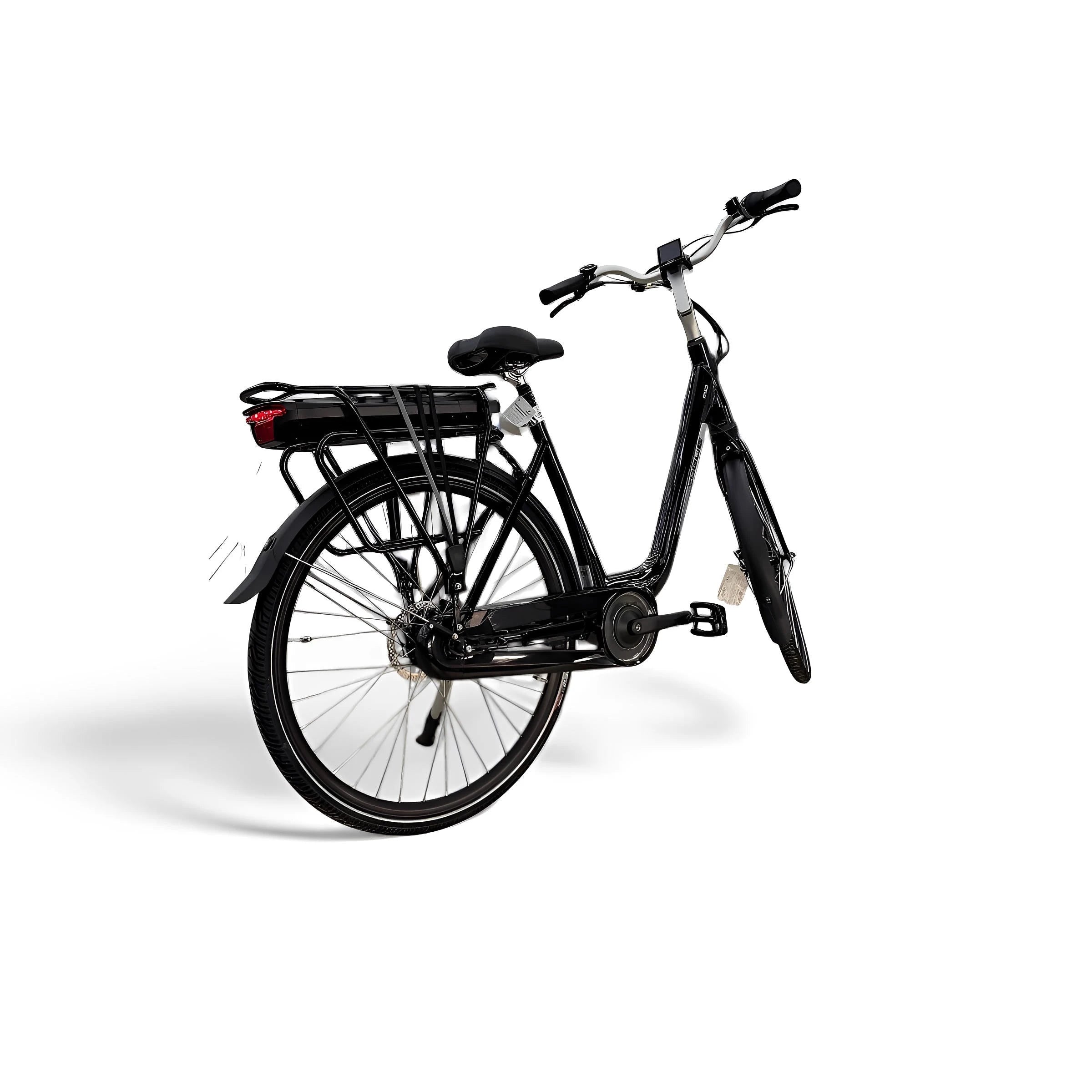 Vogue Mio 8SP Elektrische Fiets E-bike met Hydraulische Remmen 16Ah 36V 576Wh 51cm - Glans Zwart - AE-trading