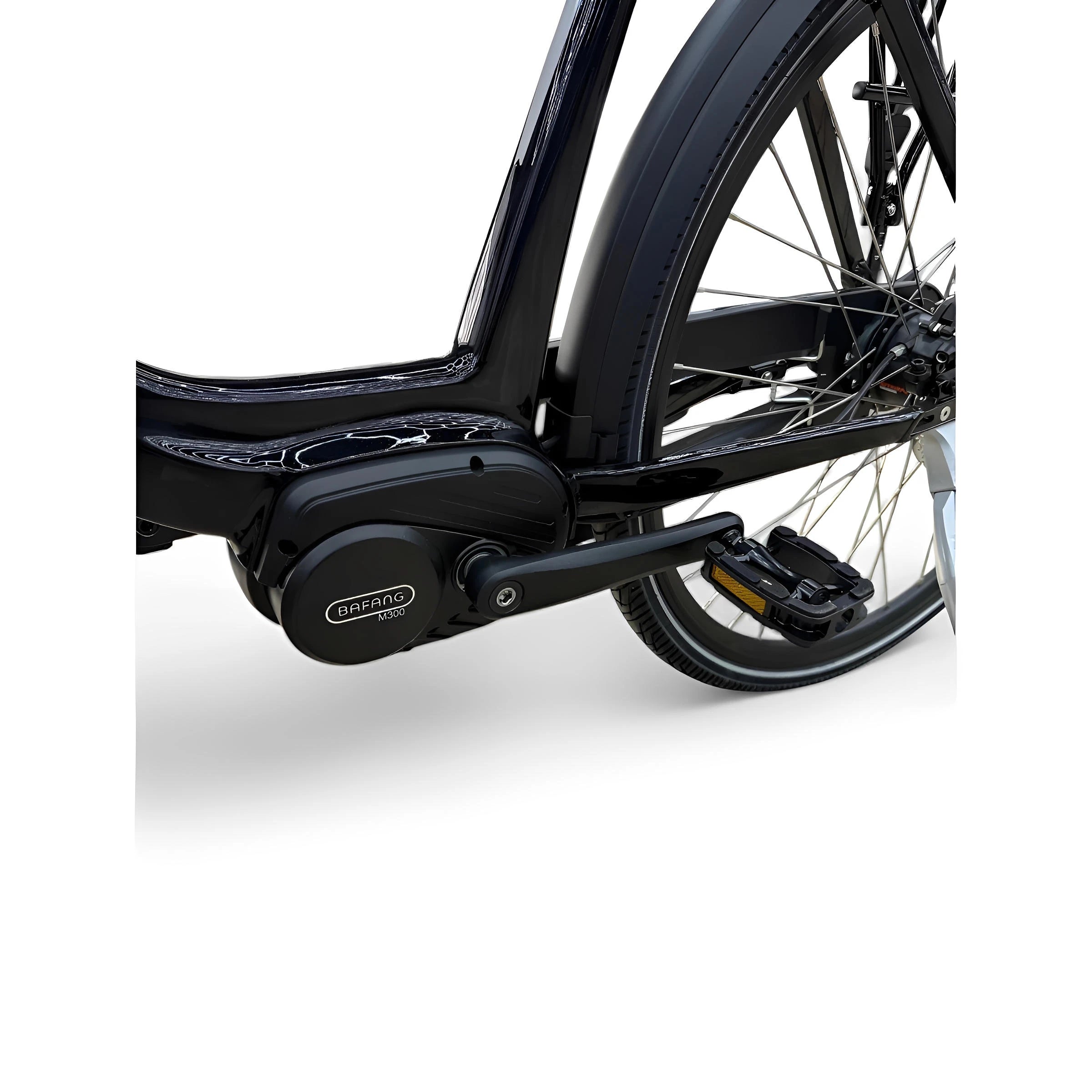 Vogue Mio 8SP Elektrische Fiets E-bike met Hydraulische Remmen 16Ah 36V 576Wh 51cm - Glans Zwart - AE-trading