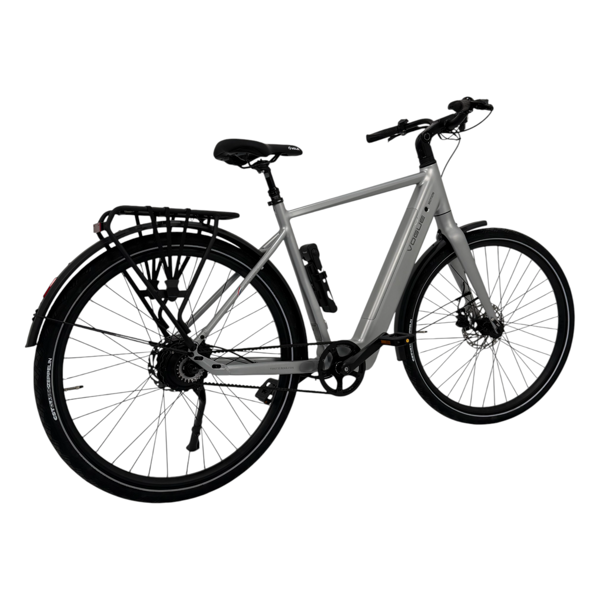 Vogue Motion - Hoge Instap - Zilver - Elektrische Fiets - AE-trading