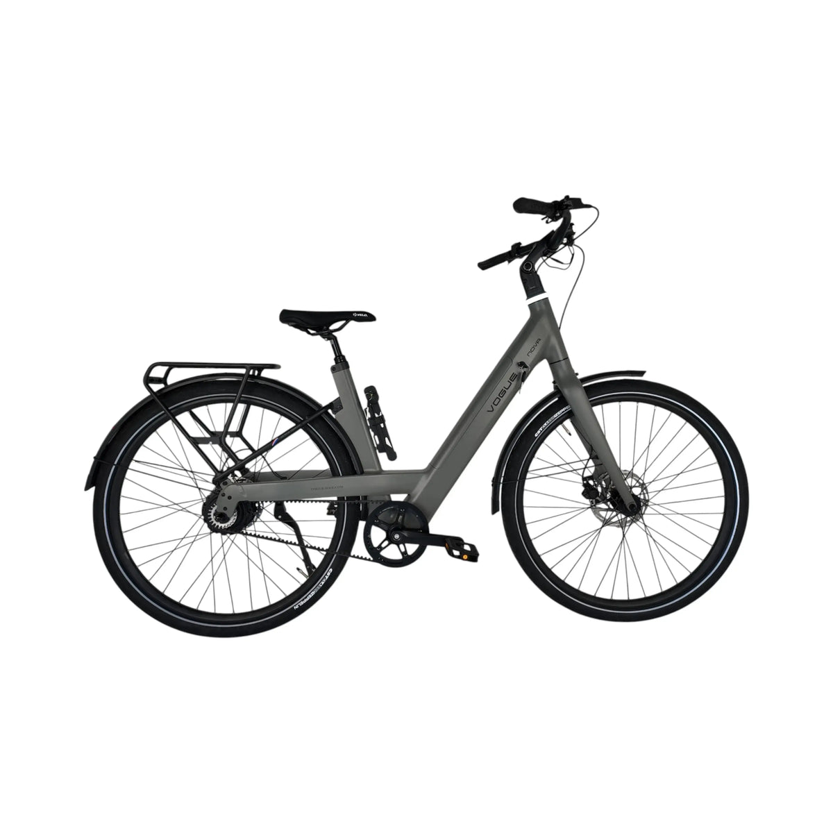 Vogue Nova Elektrische Fiets - Mat Grijs - 50cm - AE-trading