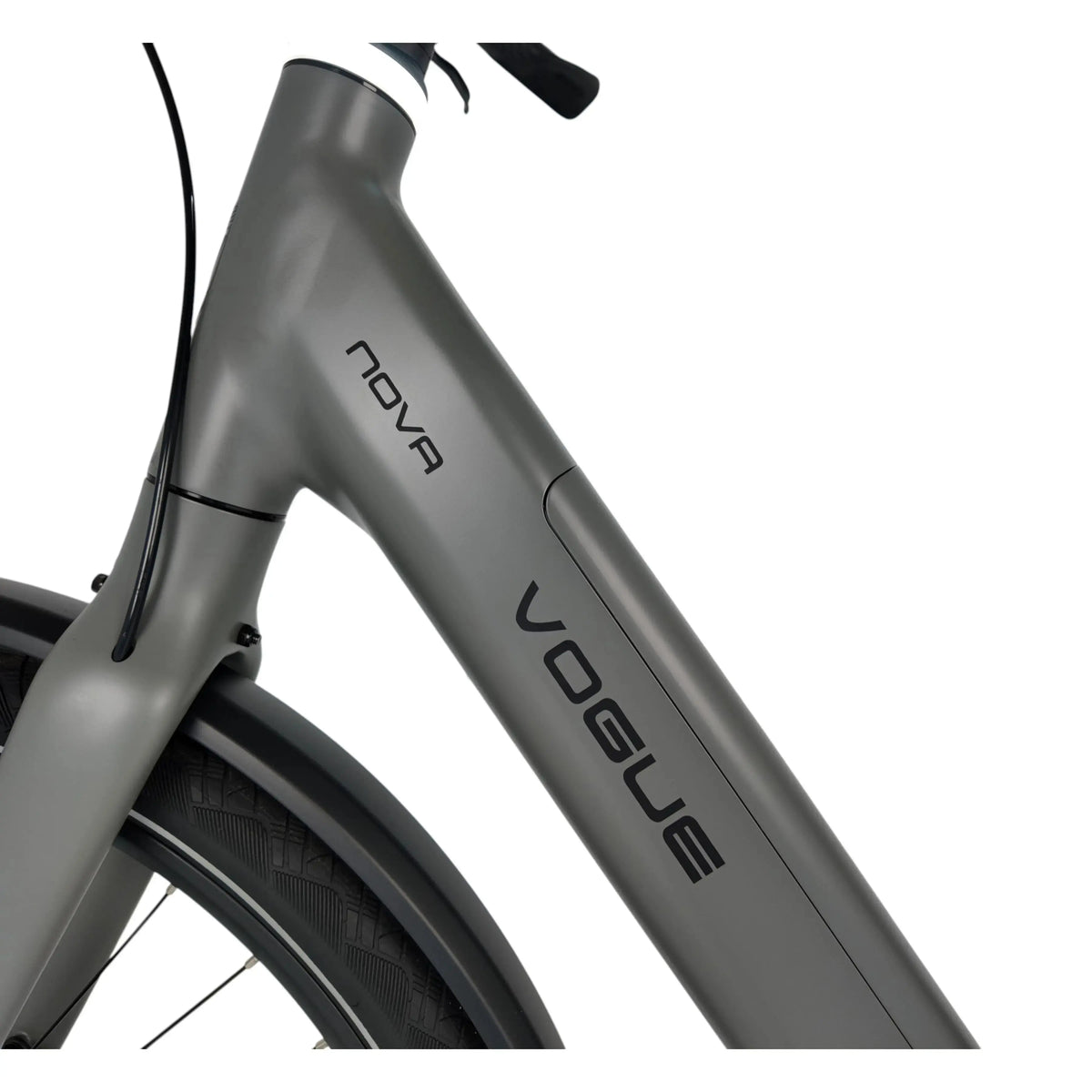 Vogue Nova Elektrische Fiets - Mat Grijs - 50cm - AE-trading