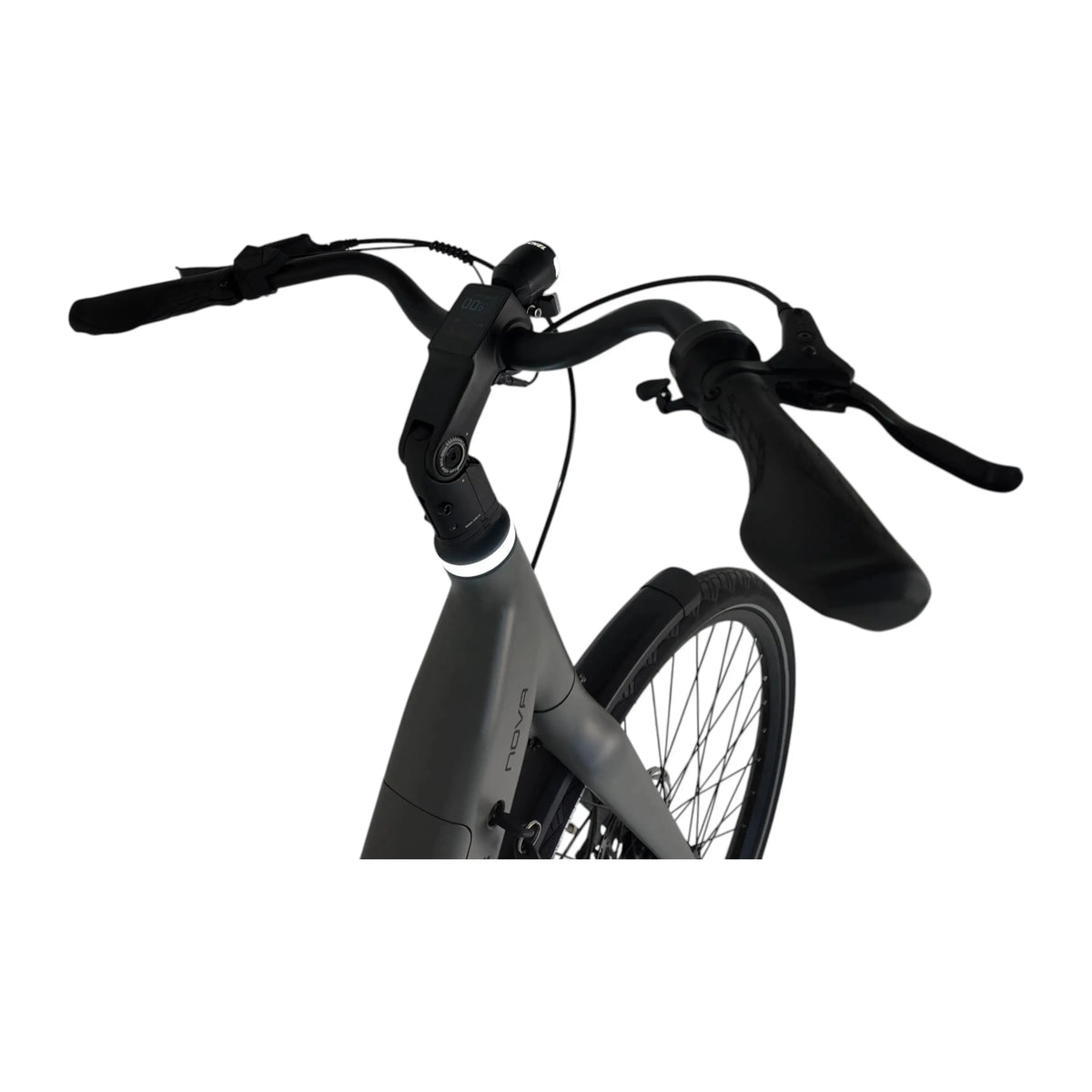 Vogue Nova Elektrische Fiets - Mat Grijs - 50cm - AE-trading