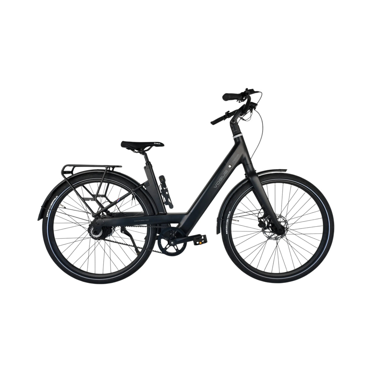 Vogue Nova Elektrische Fiets - Mat Zwart - 50cm - AE-trading