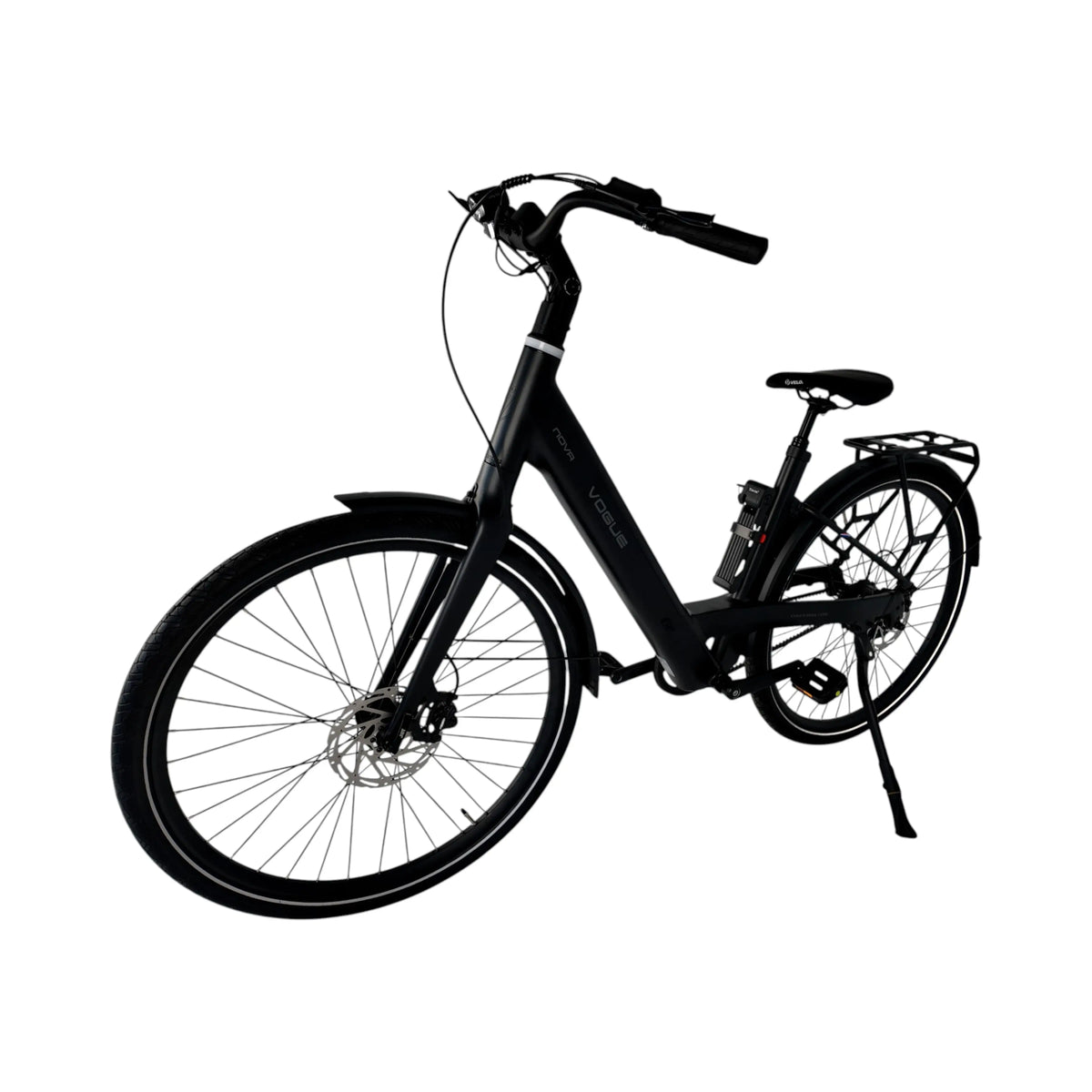 Vogue Nova Elektrische Fiets - Mat Zwart - 50cm - AE-trading