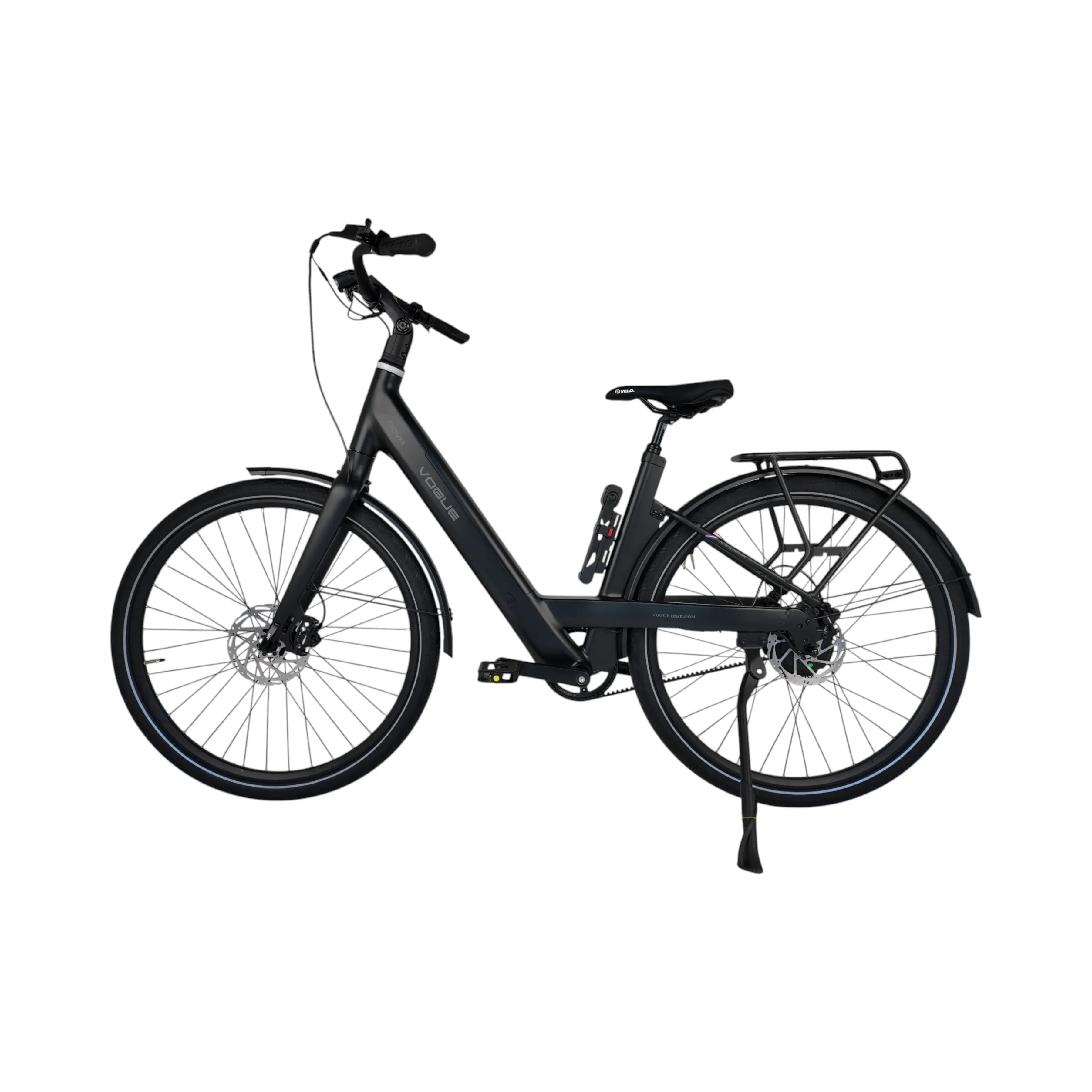 Vogue Nova Elektrische Fiets - Mat Zwart - 50cm - AE-trading