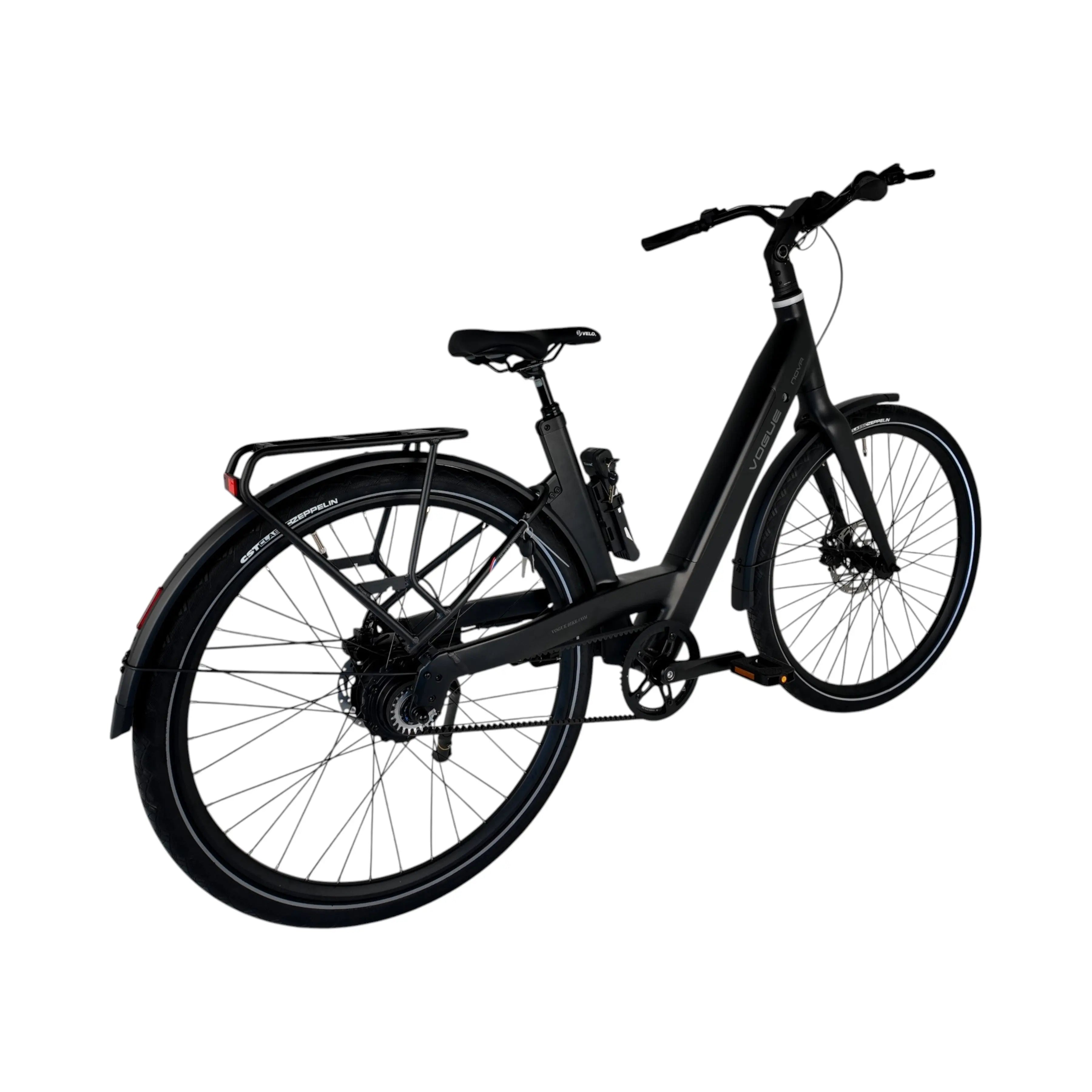 Vogue Nova Elektrische Fiets - Mat Zwart - 50cm - AE-trading