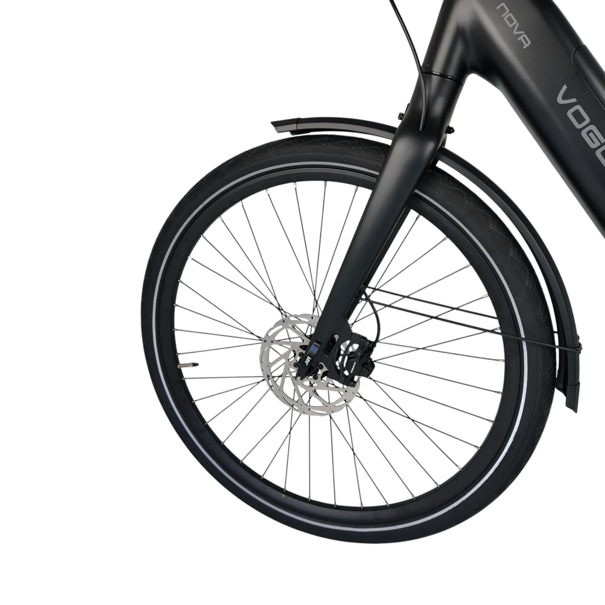 Vogue Nova Elektrische Fiets - Mat Zwart - 50cm - AE-trading