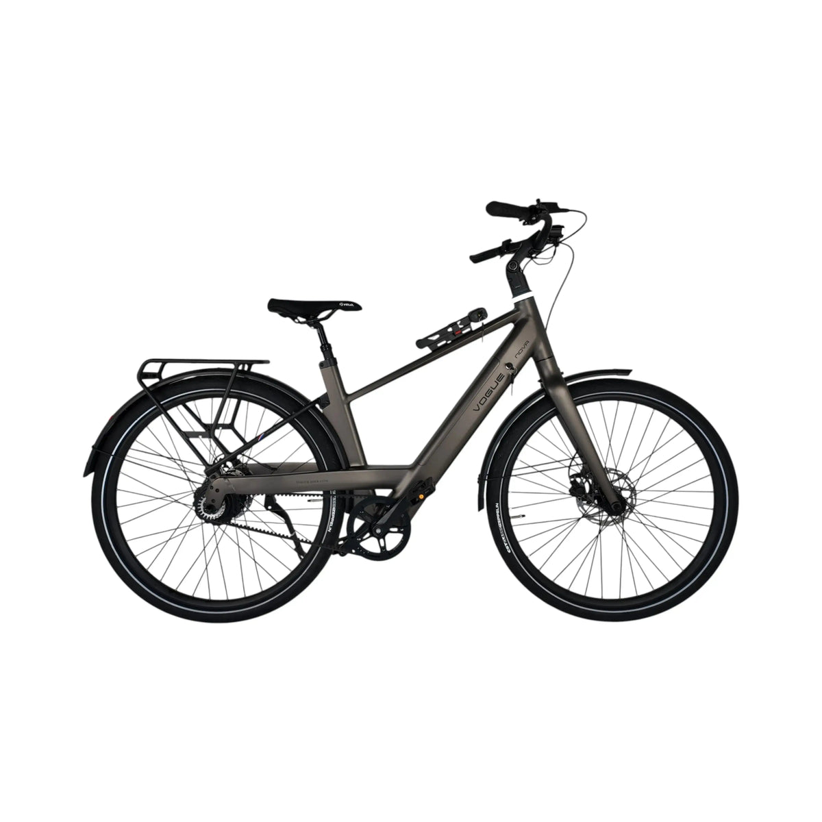 Vogue Nova Man Elektrische Fiets - Mat Bruin - 50cm - AE-trading
