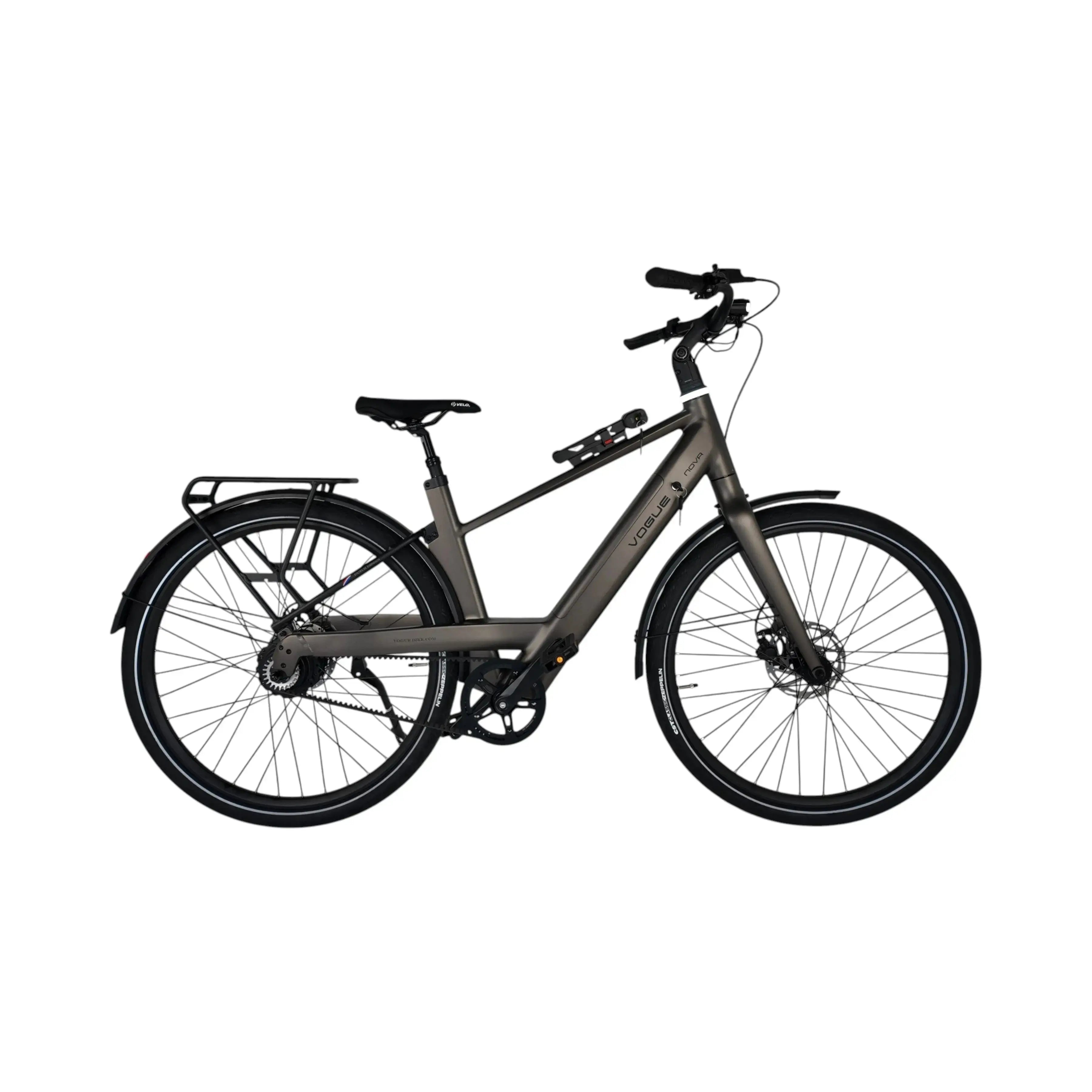 Vogue Nova Man Elektrische Fiets - Mat Bruin - 50cm - AE-trading