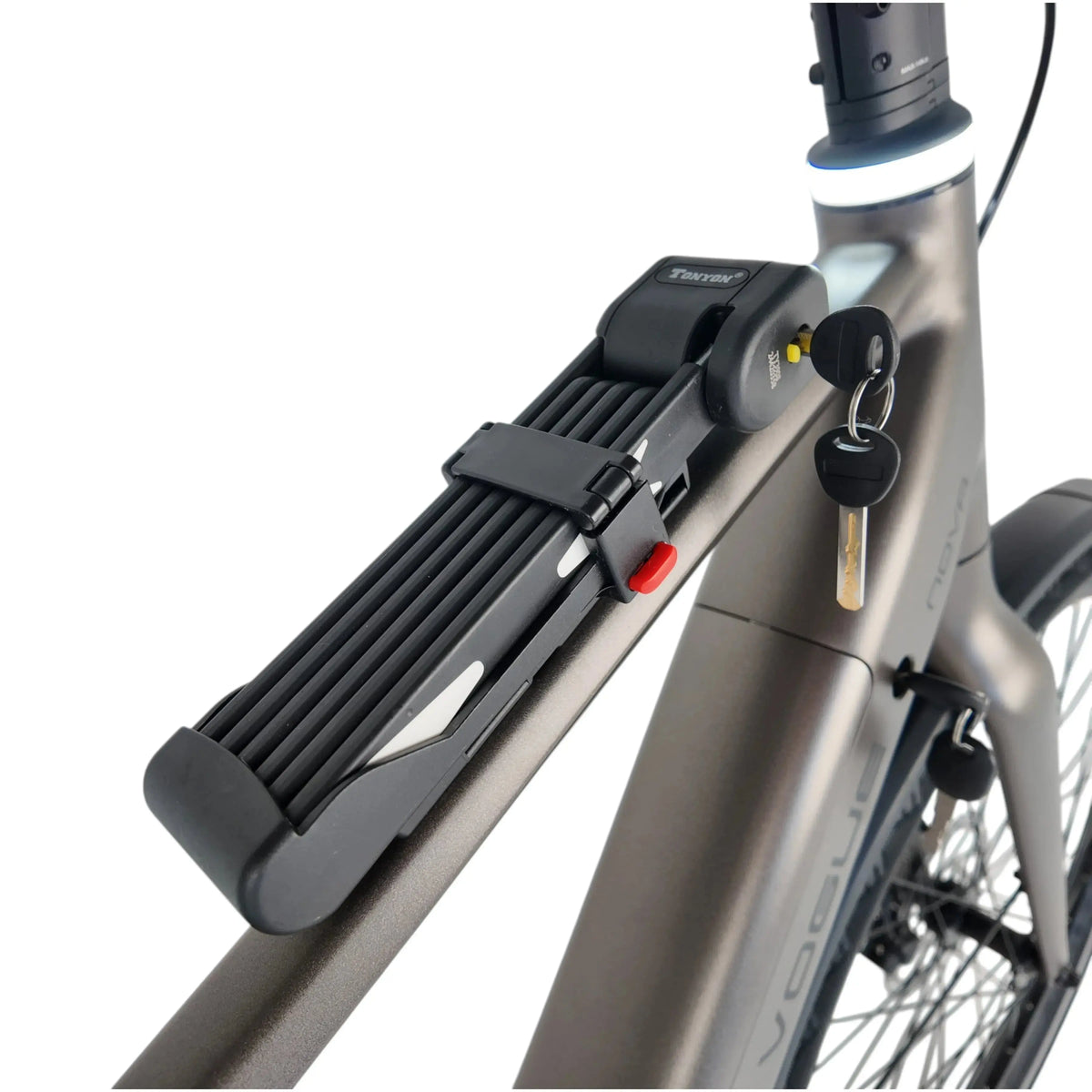 Vogue Nova Man Elektrische Fiets - Mat Bruin - 50cm - AE-trading