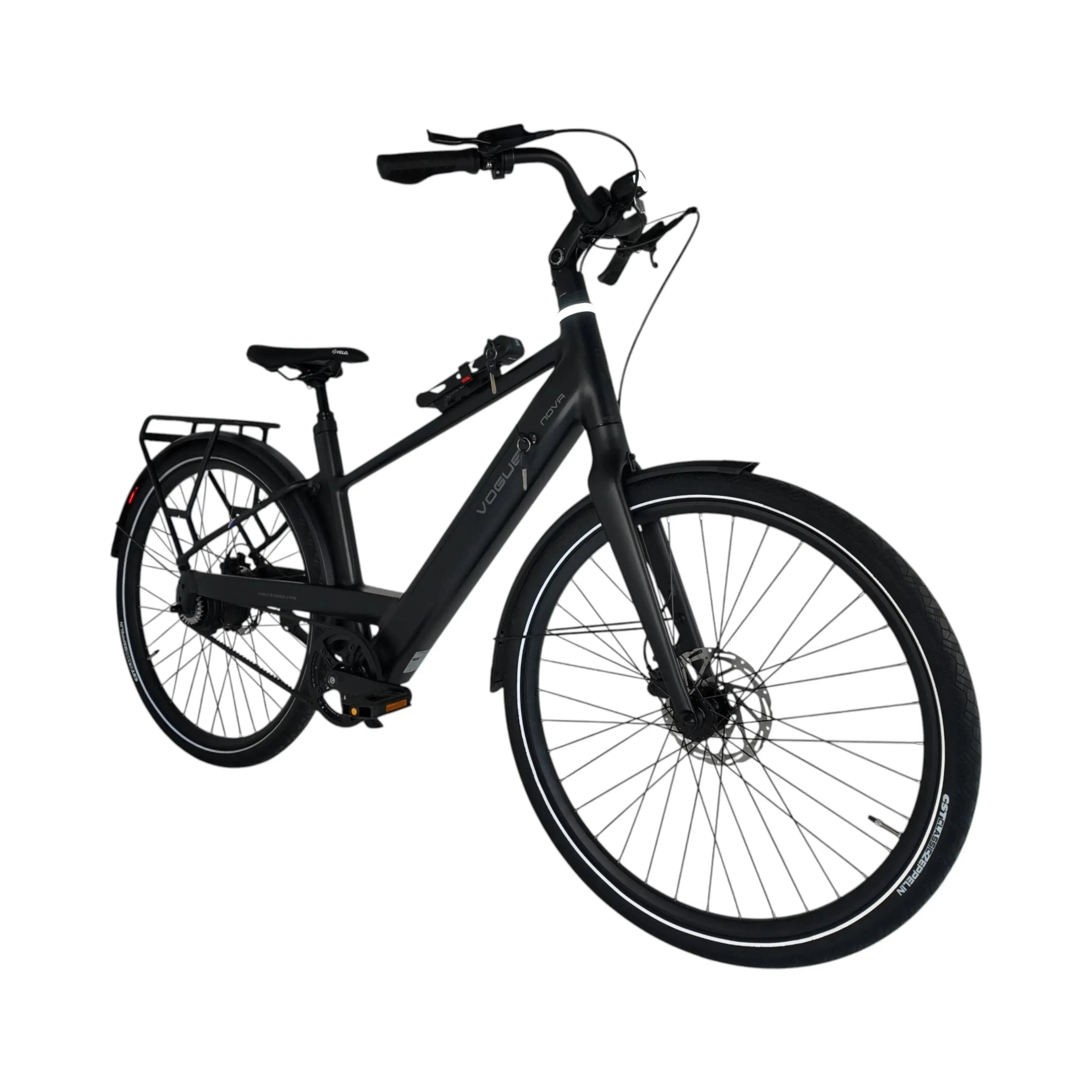 Vogue Nova Man Elektrische Fiets - Mat Zwart - 50cm - AE-trading
