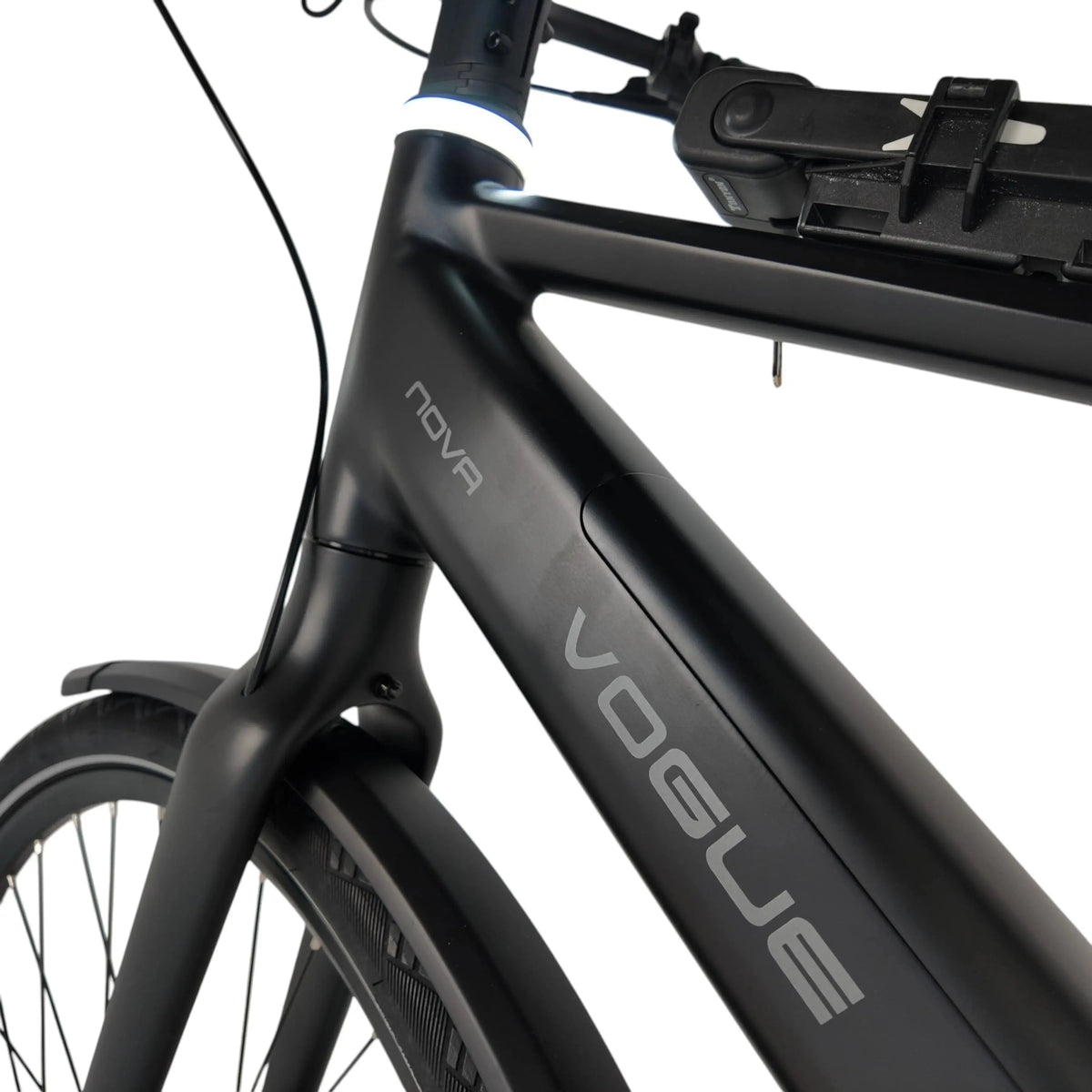 Vogue Nova Man Elektrische Fiets - Mat Zwart - 50cm - AE-trading
