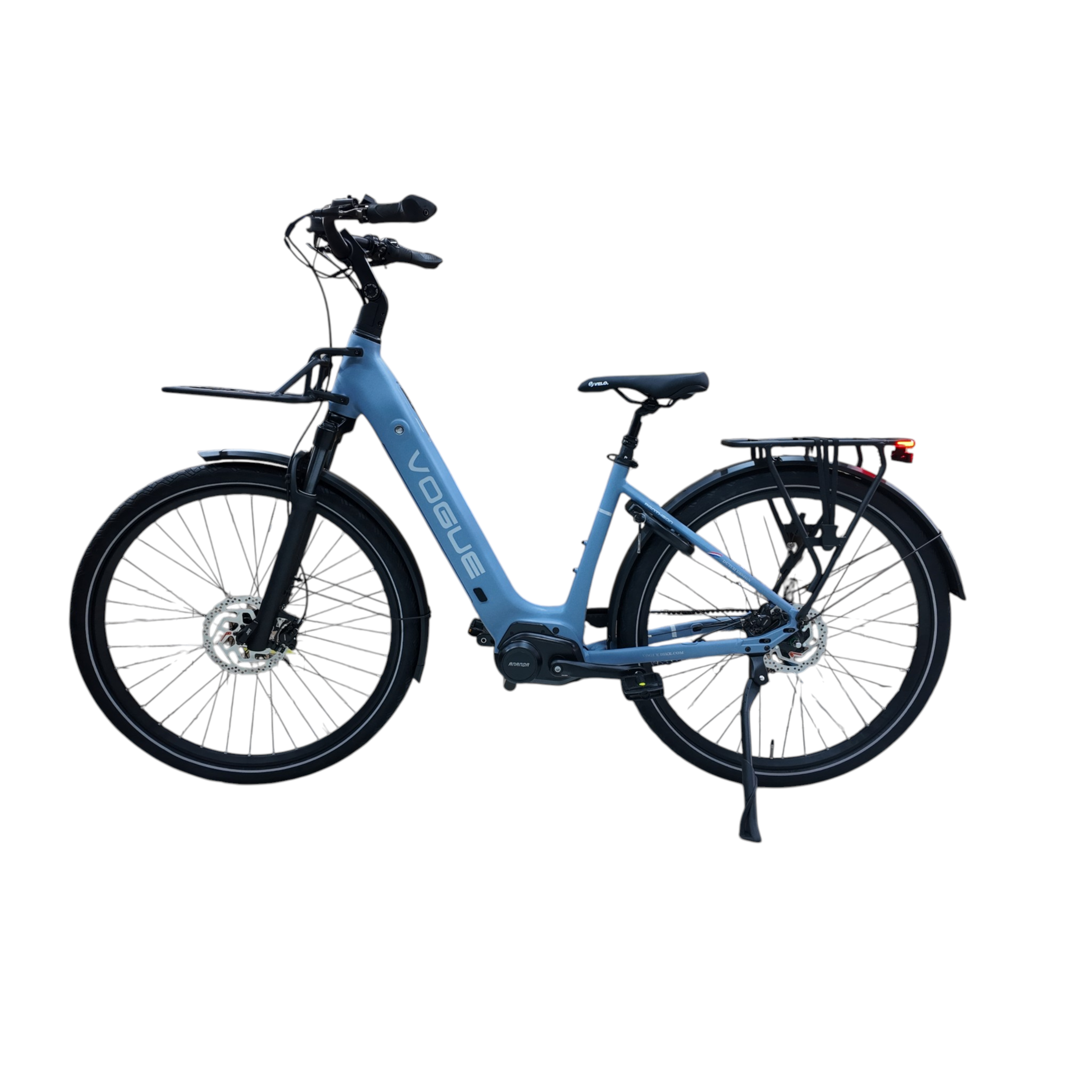 Vogue Pantheon Elektrische Fiets - Matt Grey-Blue - 50cm - 540Wh - AE-trading