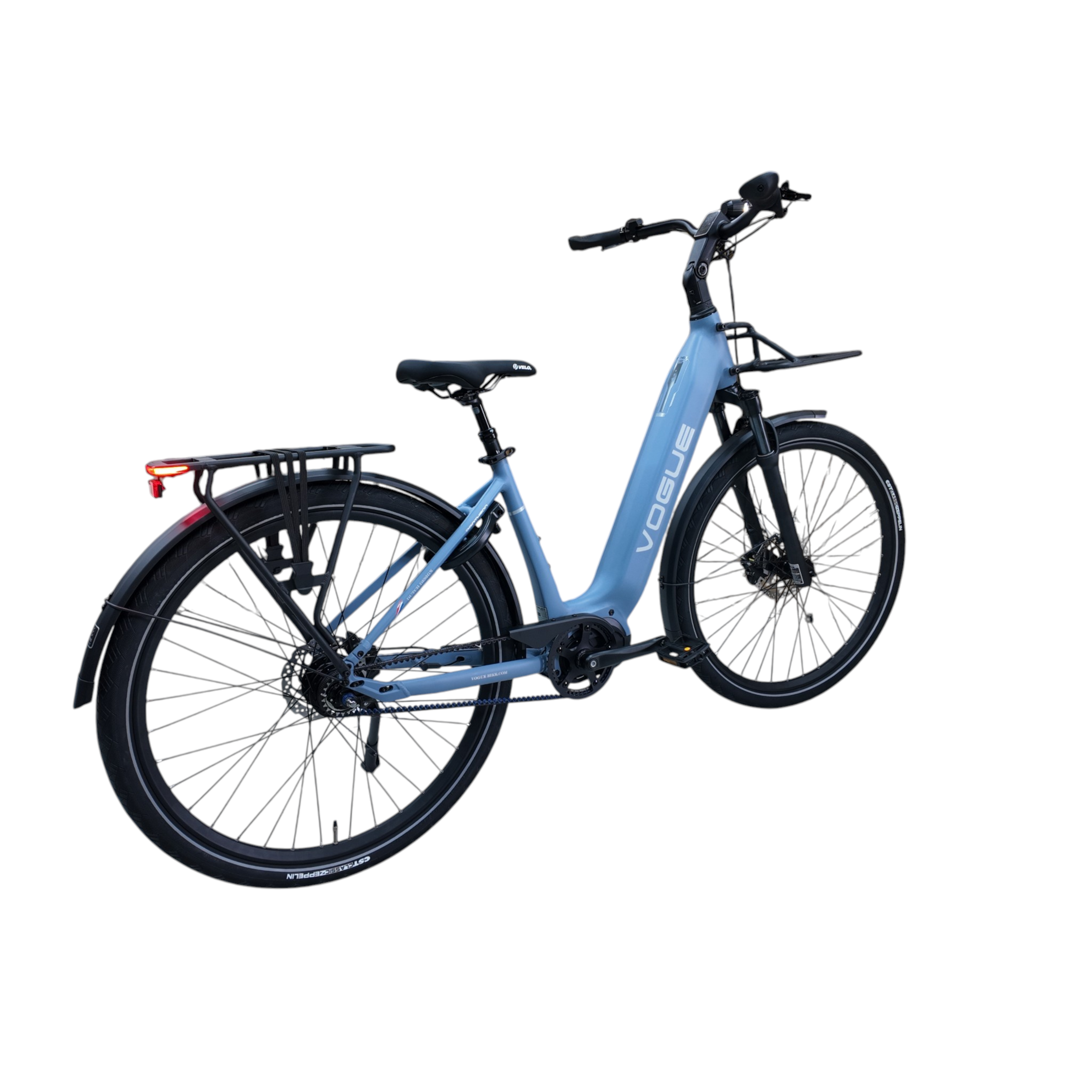 Vogue Pantheon Elektrische Fiets - Matt Grey-Blue - 50cm - 540Wh - AE-trading