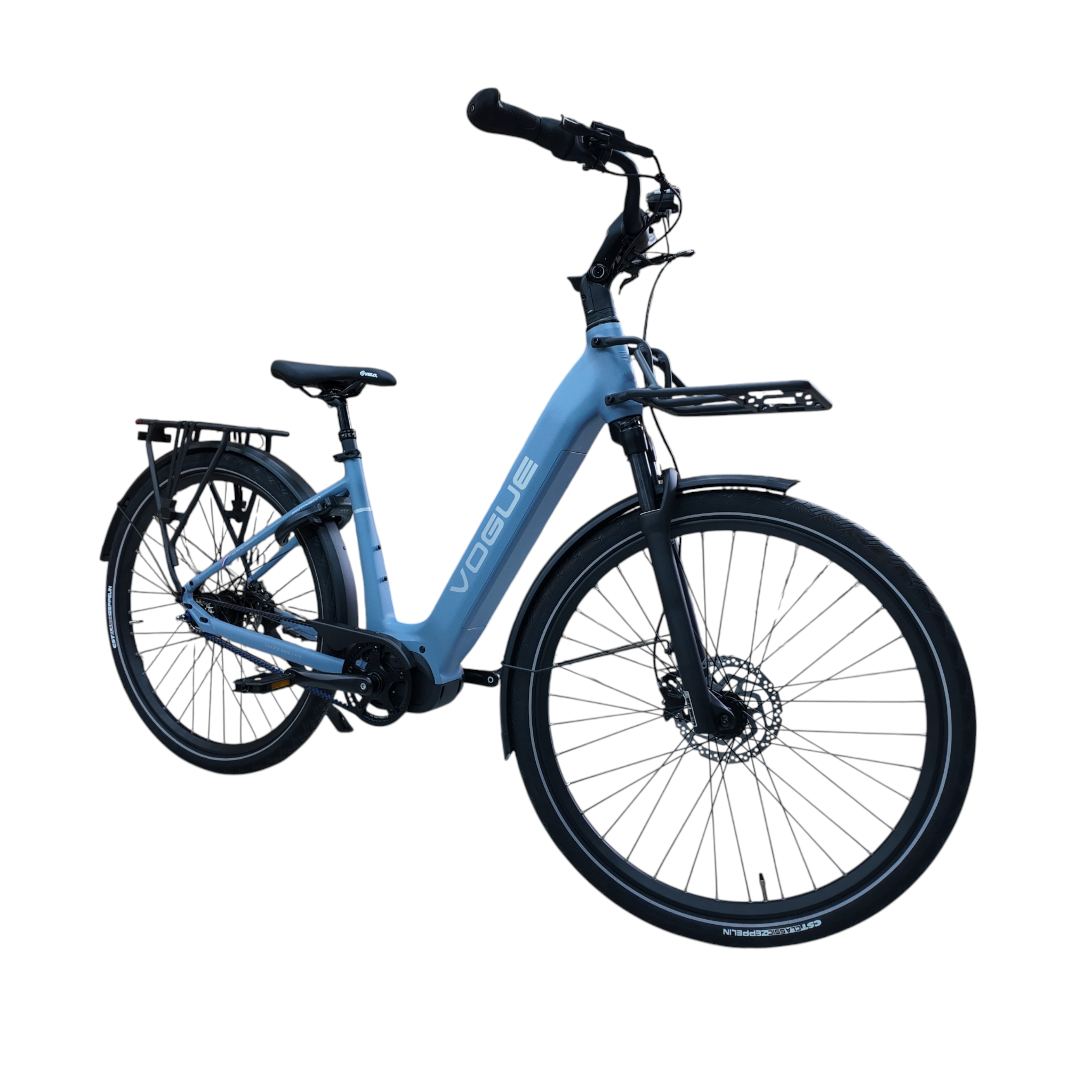 Vogue Pantheon Elektrische Fiets - Matt Grey-Blue - 50cm - 540Wh - AE-trading