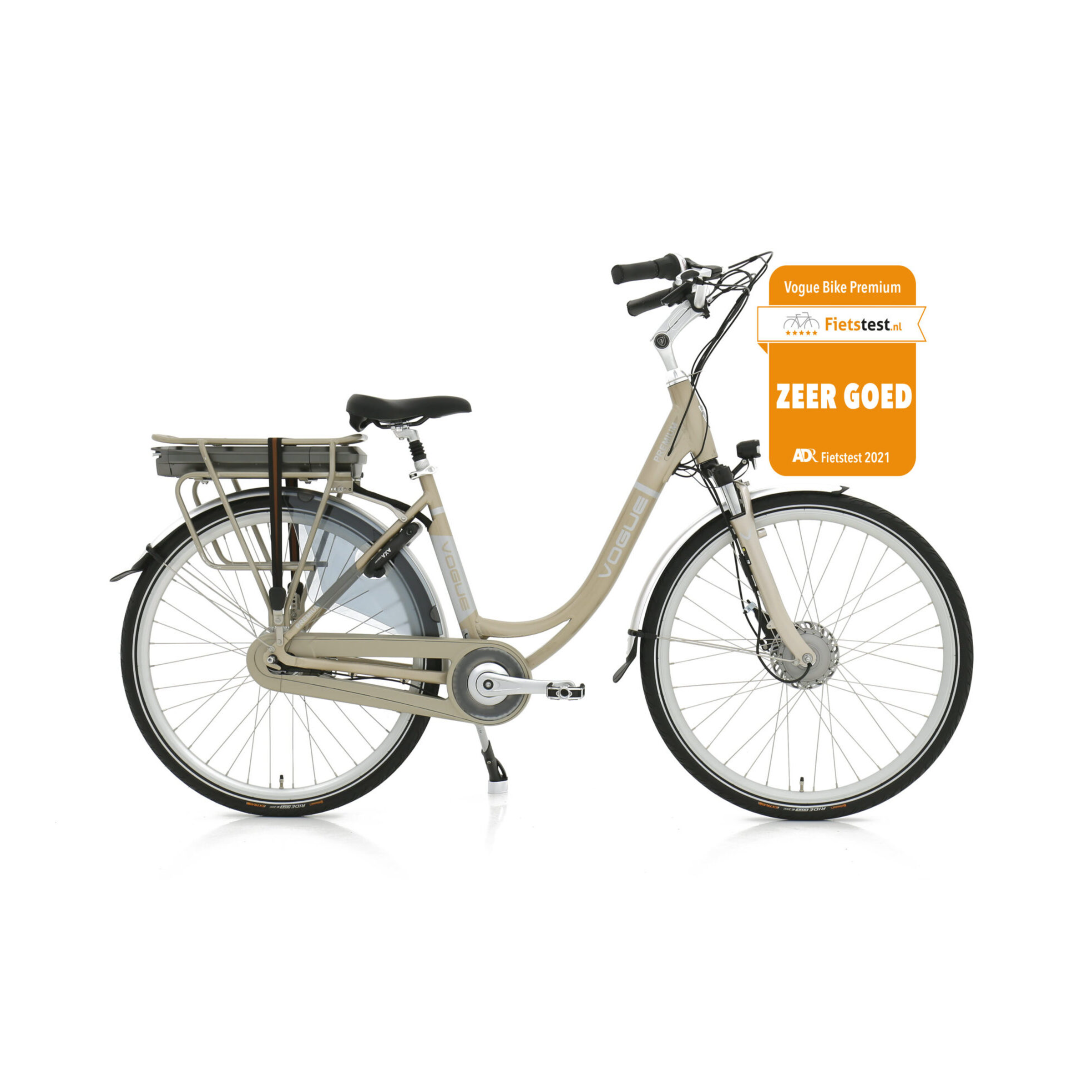 Vogue Premium E-bike 7SP 48cm Lage Instap - Champagne - AE-trading