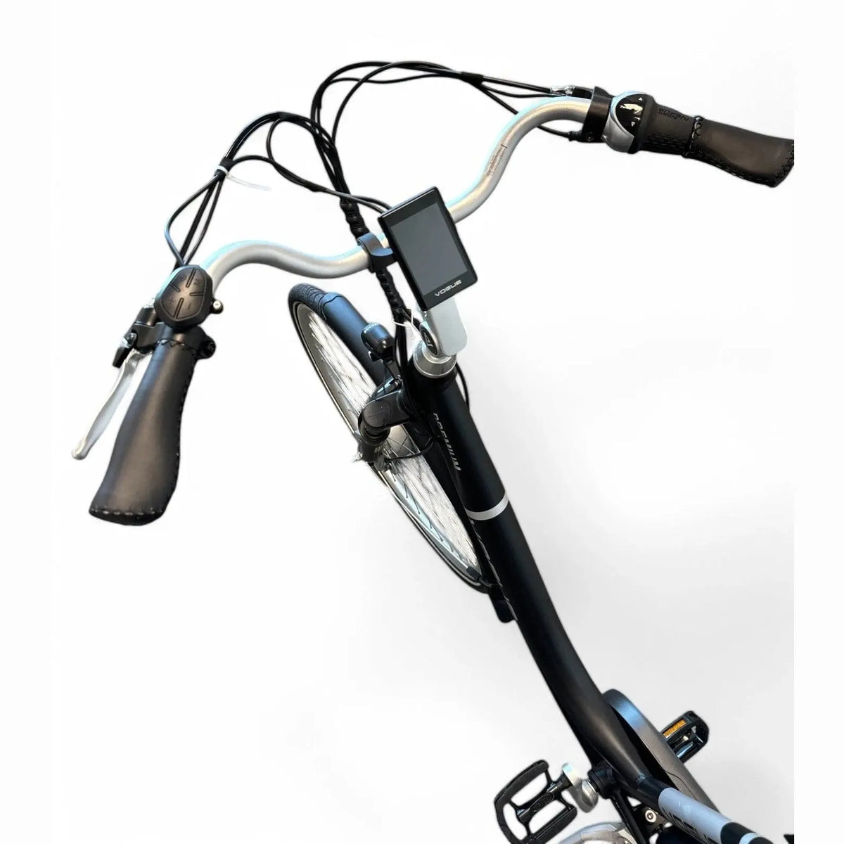 Vogue Premium Elektrische Fiets - Mat Zwart - 48 cm - Lage Instap - AE-trading