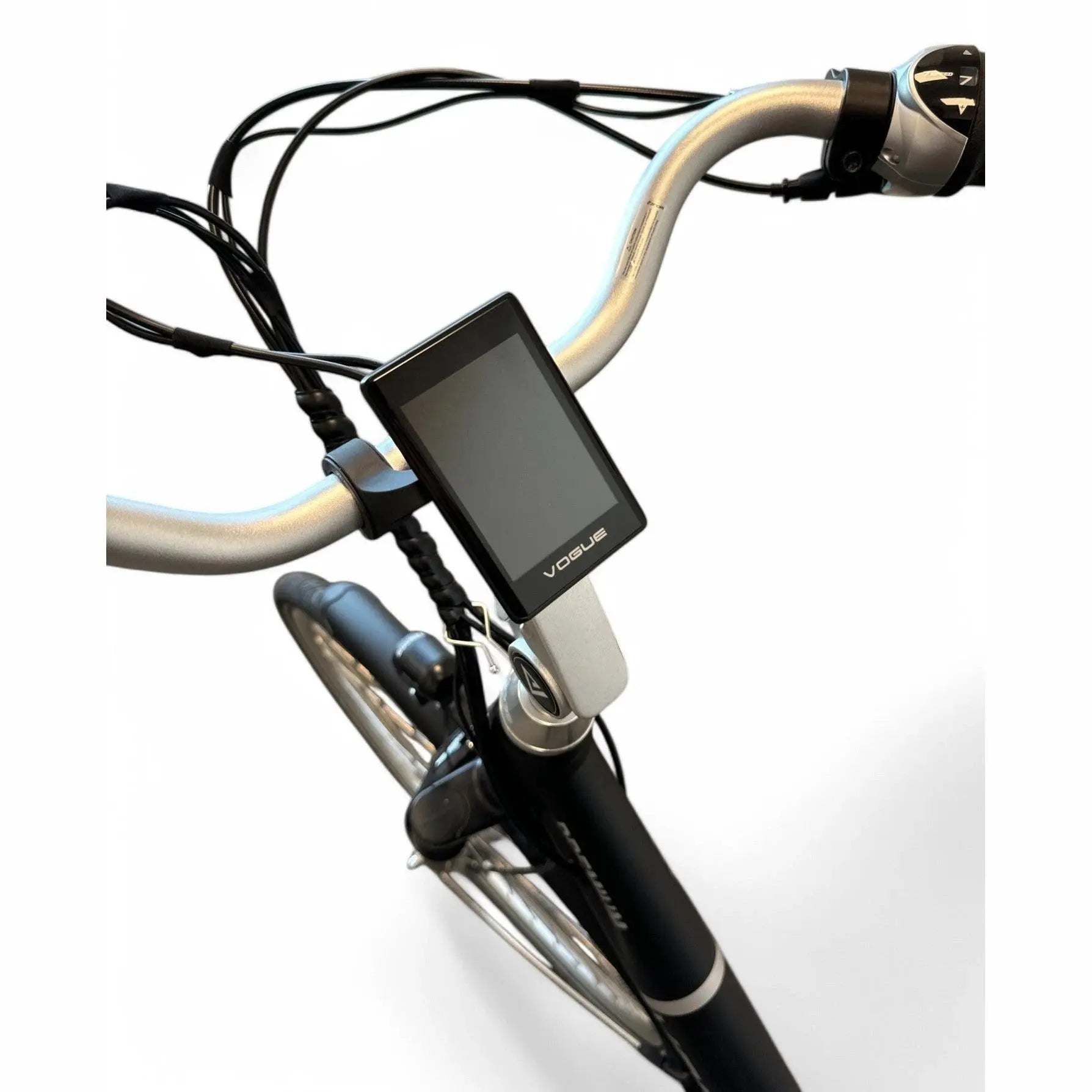 Vogue Premium Elektrische Fiets 7SP 48cm Lage Instap - Mat Zwart - AE-trading