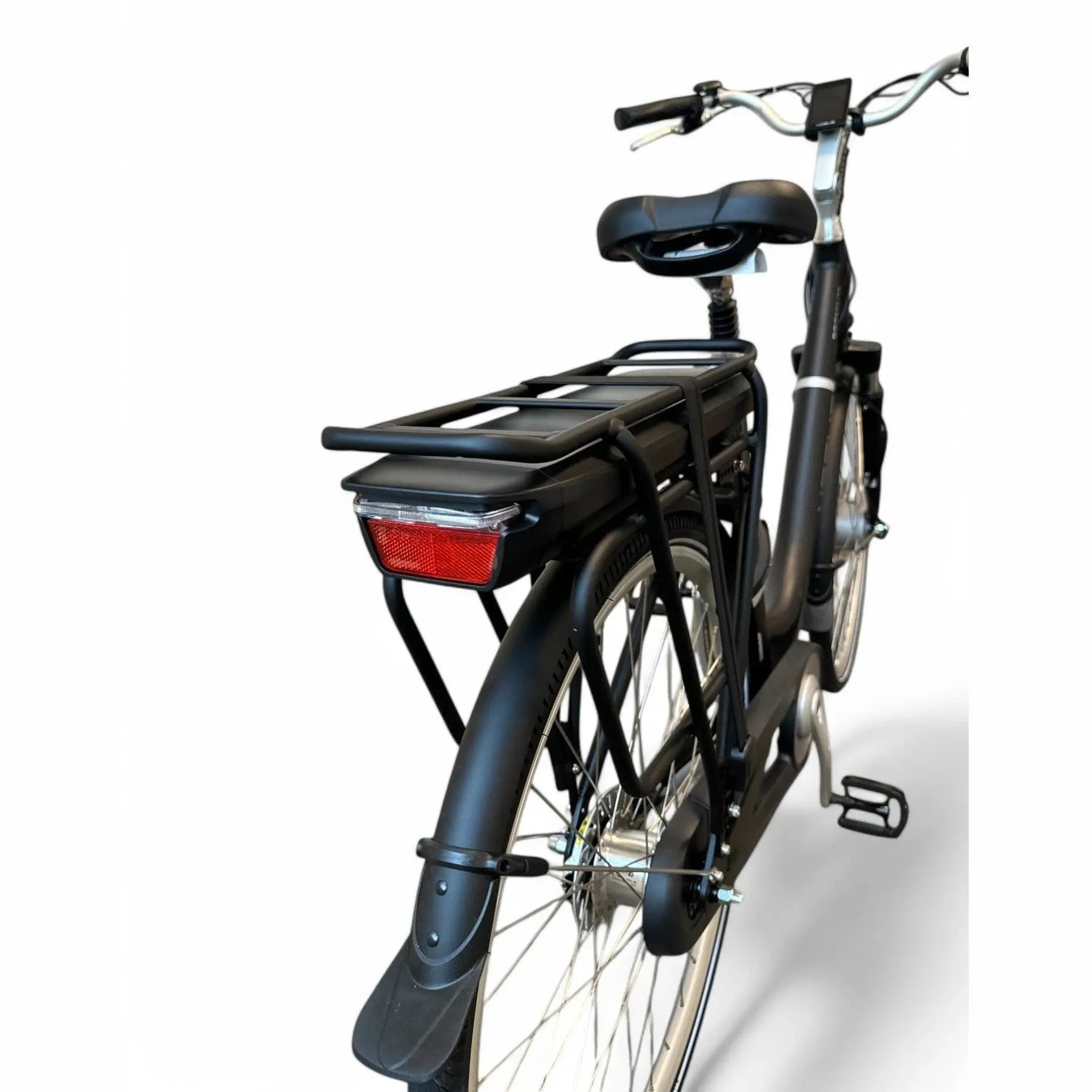 Vogue Premium Elektrische Fiets 7SP 48cm Lage Instap - Mat Zwart - AE-trading