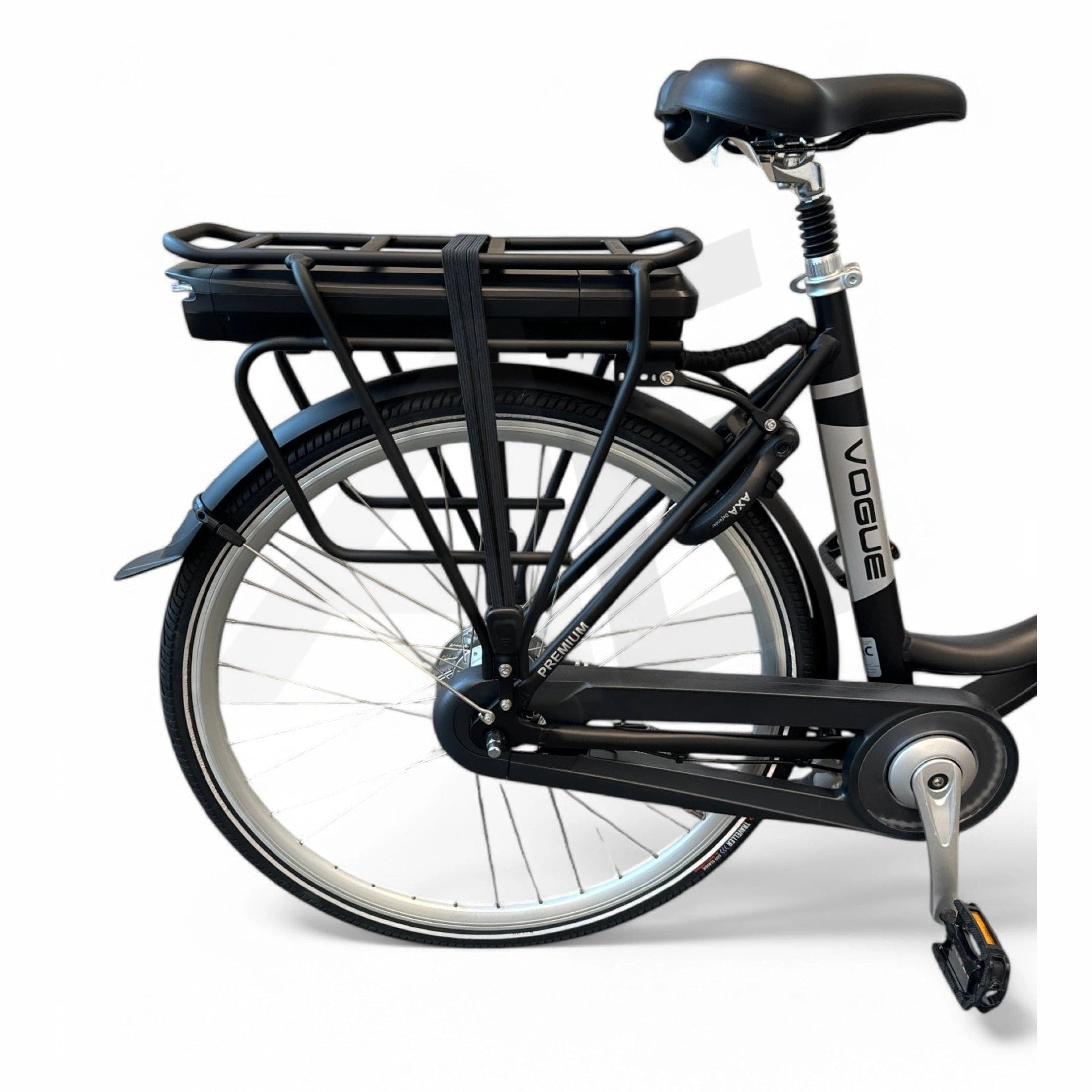 Vogue Premium Elektrische Fiets 7SP 53cm Lage Instap - Mat Zwart - AE-trading