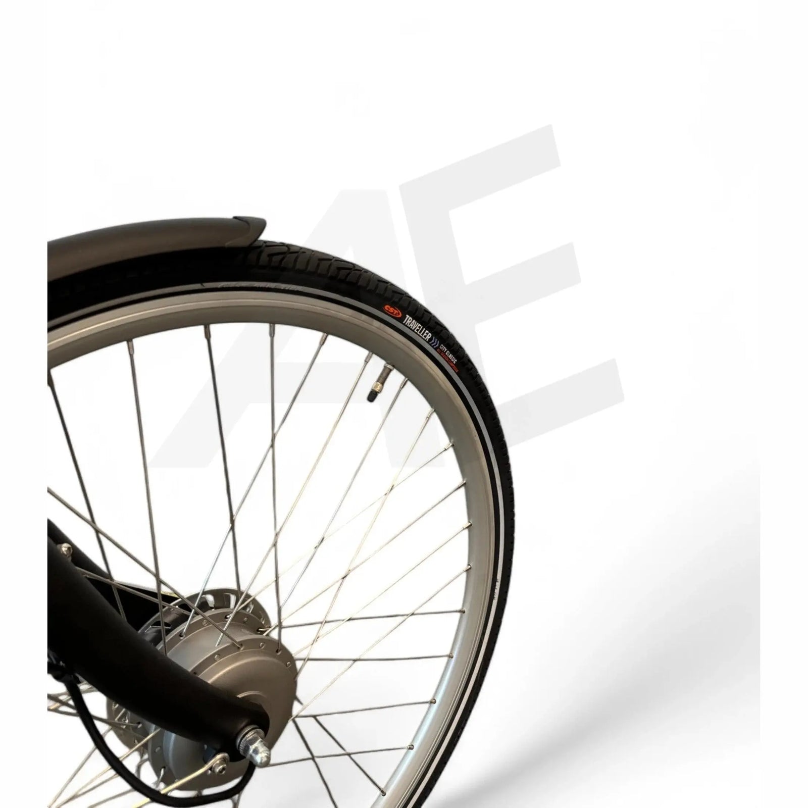 Vogue Premium Elektrische Fiets - Mat Zwart - 53 cm - Lage Instap - AE-trading
