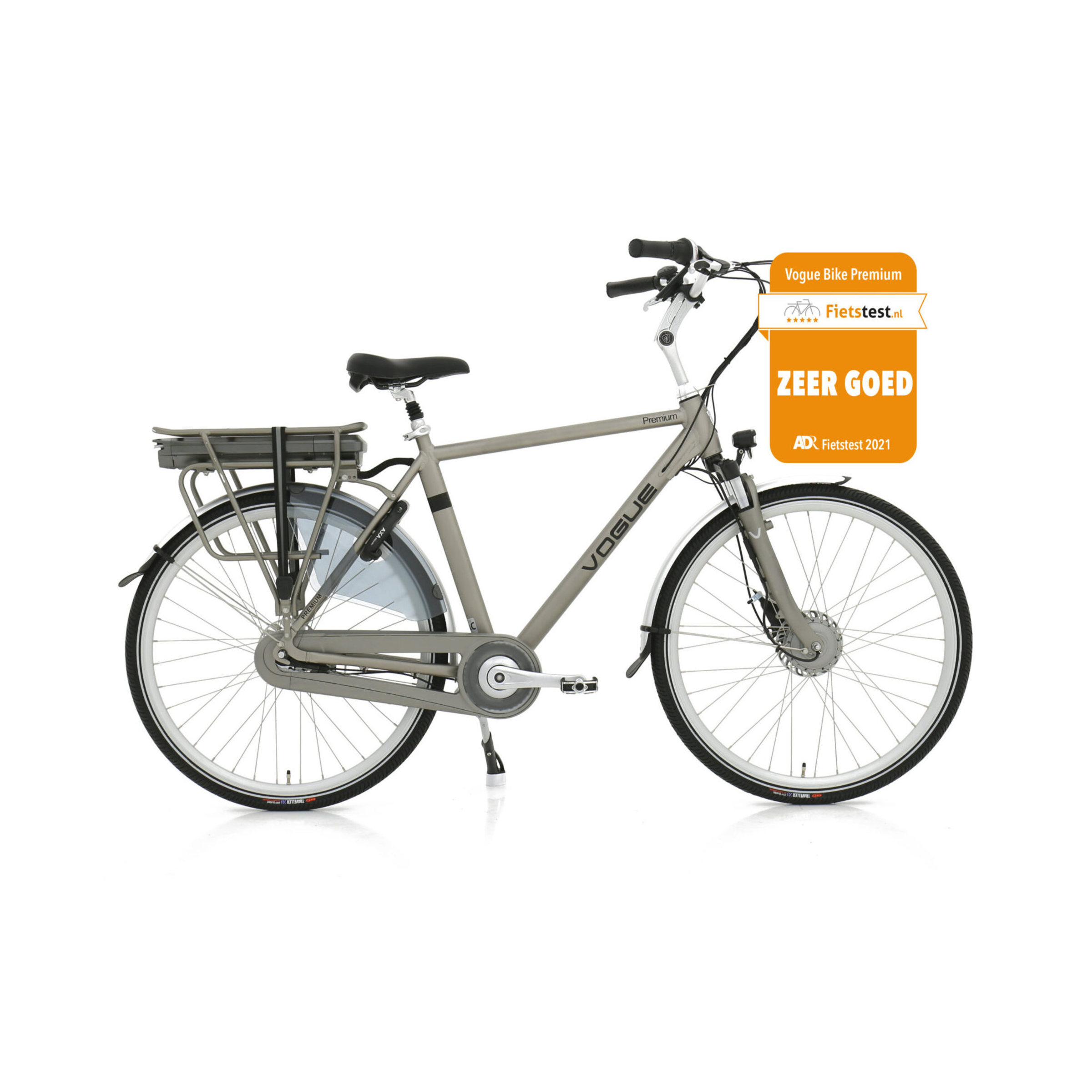 Vogue Premium Elektrische Fiets 7SP 56cm E-bike 13Ah 36V 468Wh - Mat Grijs - AE-trading
