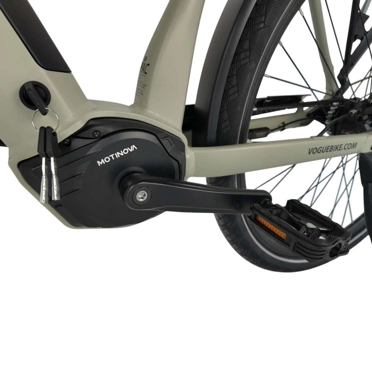 Vogue Prestige Elektrische Fiets - Cement Grijs - 48 cm - AE-trading