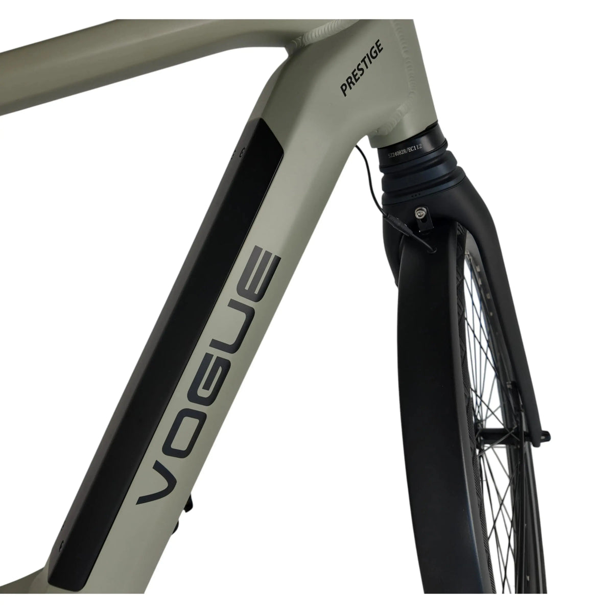 Vogue Prestige Elektrische Fiets - Cement Grijs - 48 cm - AE-trading