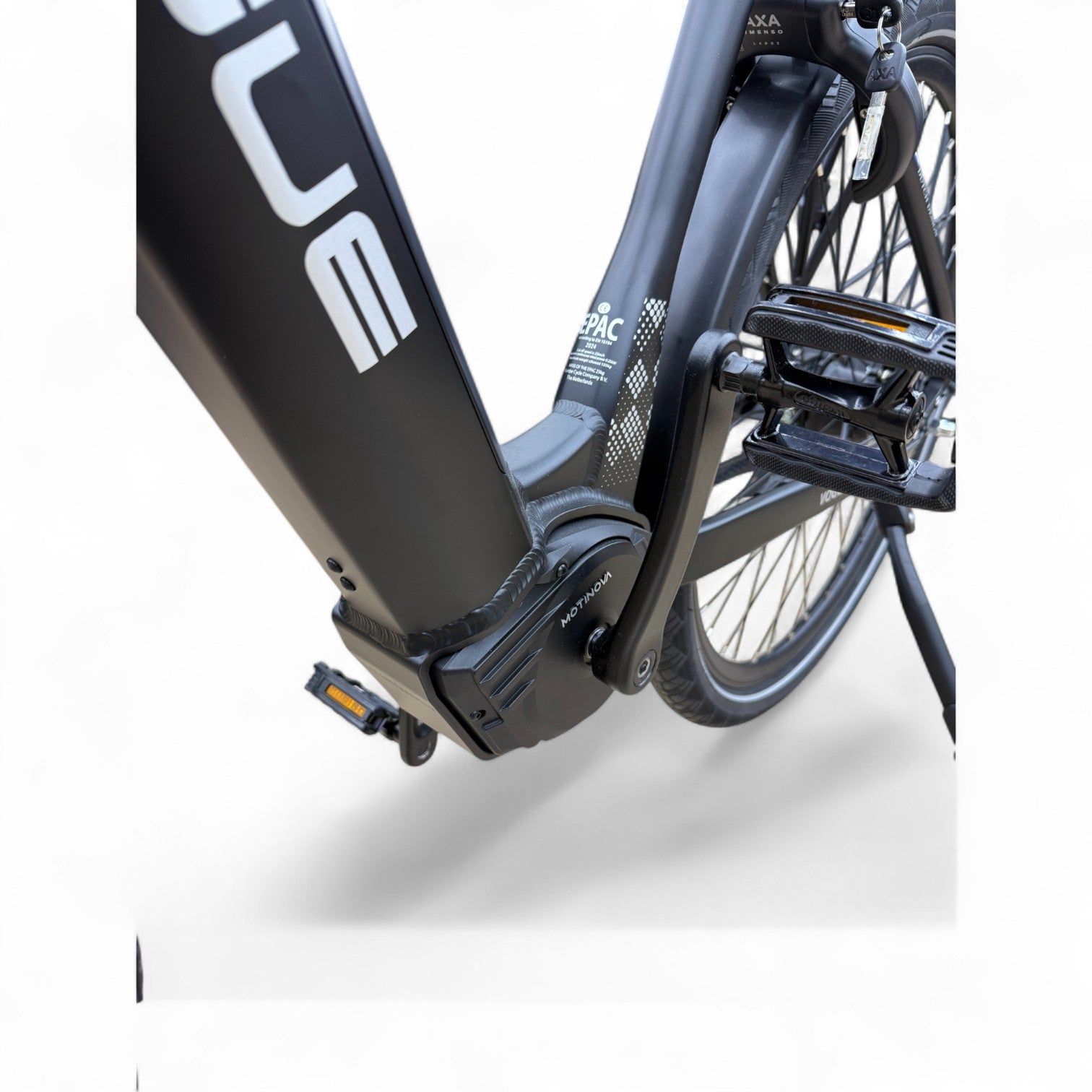 Vogue Prestige – Elektrische Unisex Elektrische Fiets 28 inch – 48 cm – MOTINOVA Middenmotor 80Nm – V-Snaar Aandrijving – 14,5Ah Accu – Mat Zwart - AE-trading