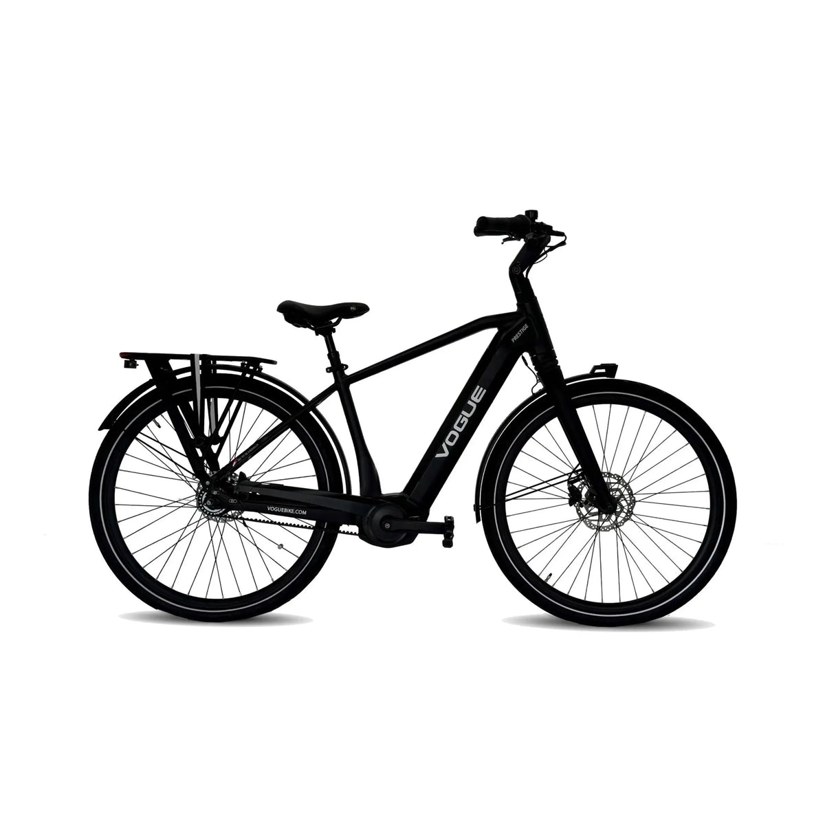 Vogue Prestige Elektrische Fiets - Mat Zwart - 48 cm - AE-trading