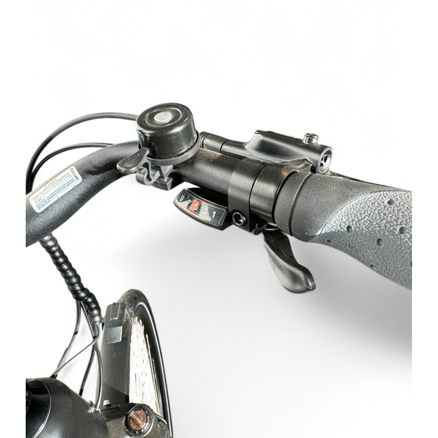 Vogue SLX M420 Elektrische Fiets 9RD Shimano Versnellingen 51cm met Hydraulische Remmen - Mat Zwart Blauw - AE-trading