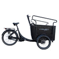 Vogue Superior Deluxe Elektrische Bakfiets - Mat Zwart - 50 cm - AE-trading