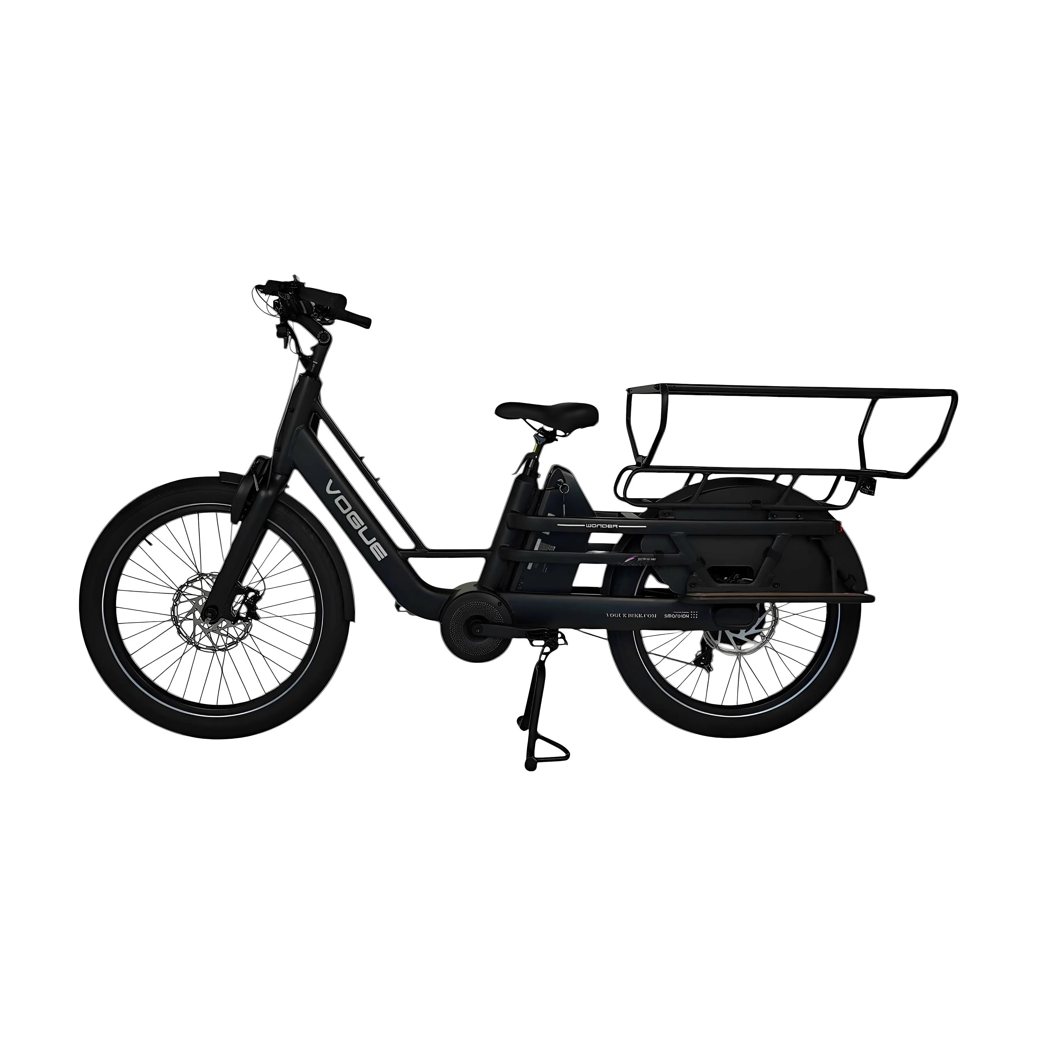 Vogue Wonder 2026 - Mat Zwart - Elektrische Longtail - 460Wh - AE-trading