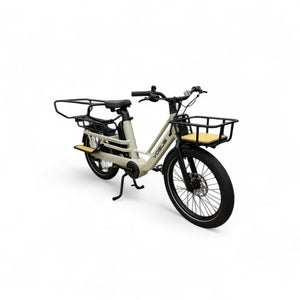 Vogue Wonder Longtail – Elektrische Longtail Bakfiets – Grijs - 24 inch – 180 kg Draagvermogen – Dubbele 48V Accu – Shimano 7 Versnellingen – Hydraulische Remmen - AE-trading
