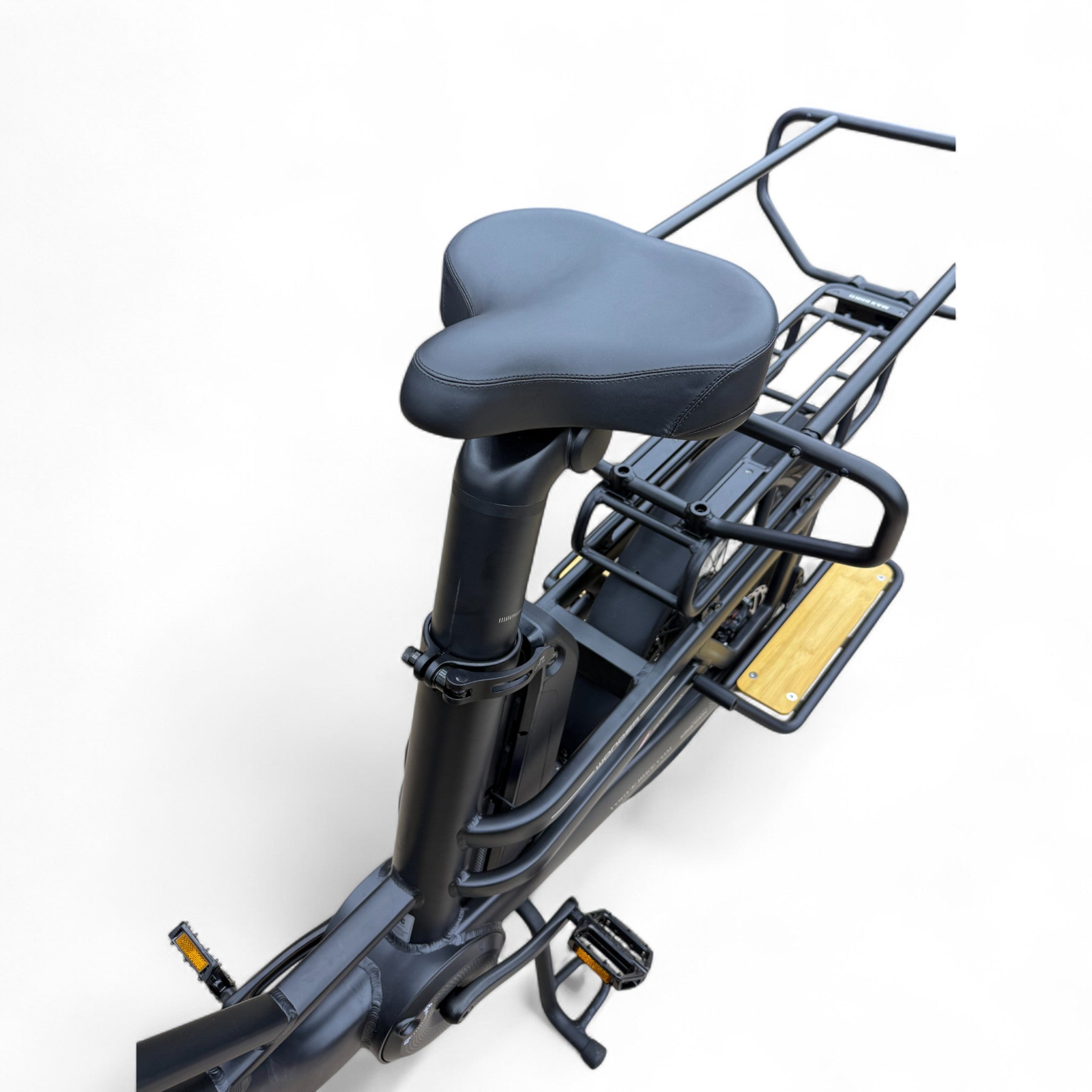Vogue Wonder Longtail – Elektrische Longtail Bakfiets – Zwart - 24 inch – 180 kg Draagvermogen – Dubbele 48V Accu – Shimano 7 Versnellingen – Hydraulische Remmen - AE-trading