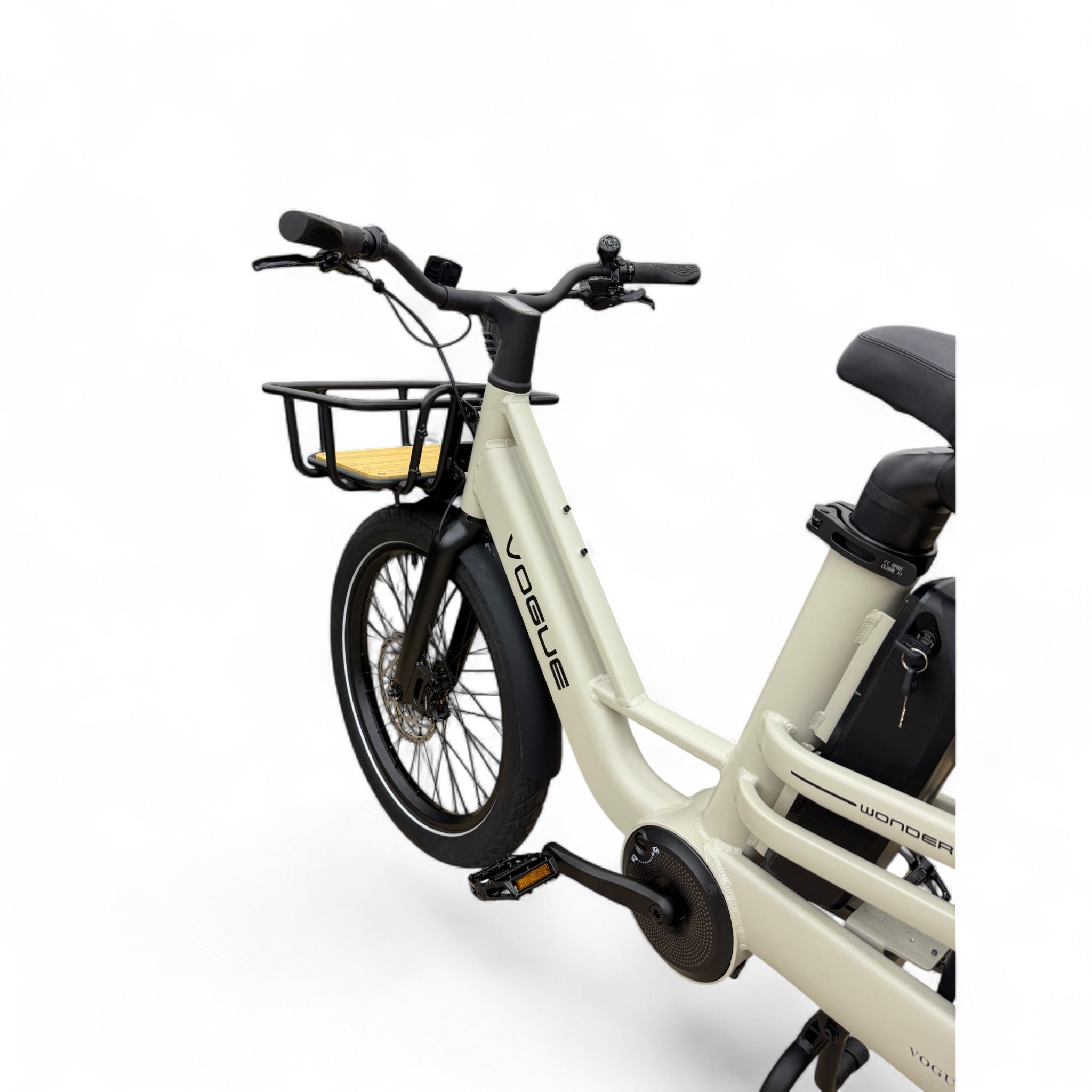 Vogue Wonder Longtail – Elektrische Longtail Bakfiets – Grijs - 24 inch – 180 kg Draagvermogen – Dubbele 48V Accu – Shimano 7 Versnellingen – Hydraulische Remmen - AE-trading