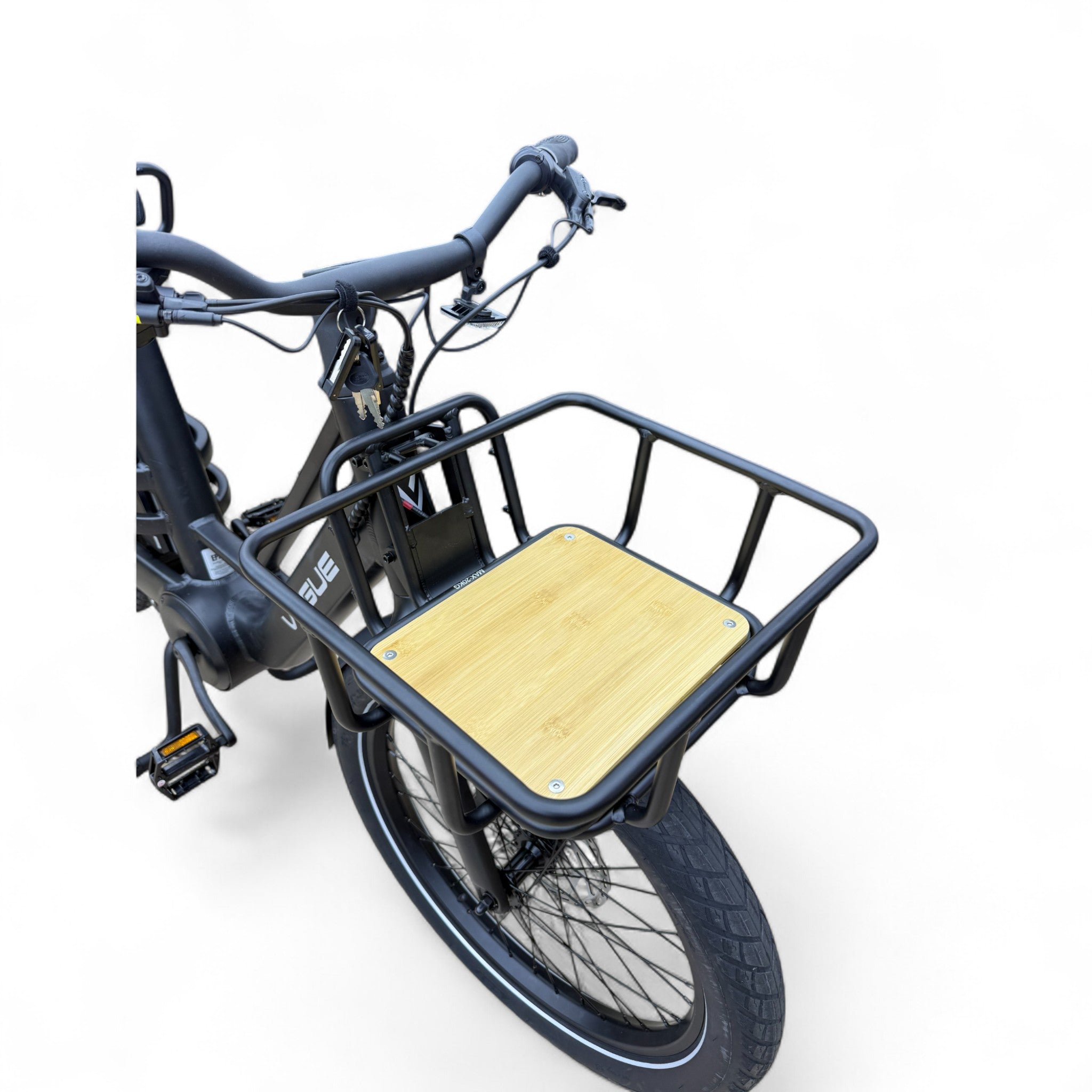 Vogue Wonder Longtail – Elektrische Longtail Bakfiets – Zwart - 24 inch – 180 kg Draagvermogen – Dubbele 48V Accu – Shimano 7 Versnellingen – Hydraulische Remmen - AE-trading