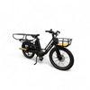 Vogue Wonder Longtail – Elektrische Longtail Bakfiets – Zwart - 24 inch – 180 kg Draagvermogen – Dubbele 48V Accu – Shimano 7 Versnellingen – Hydraulische Remmen - AE-trading