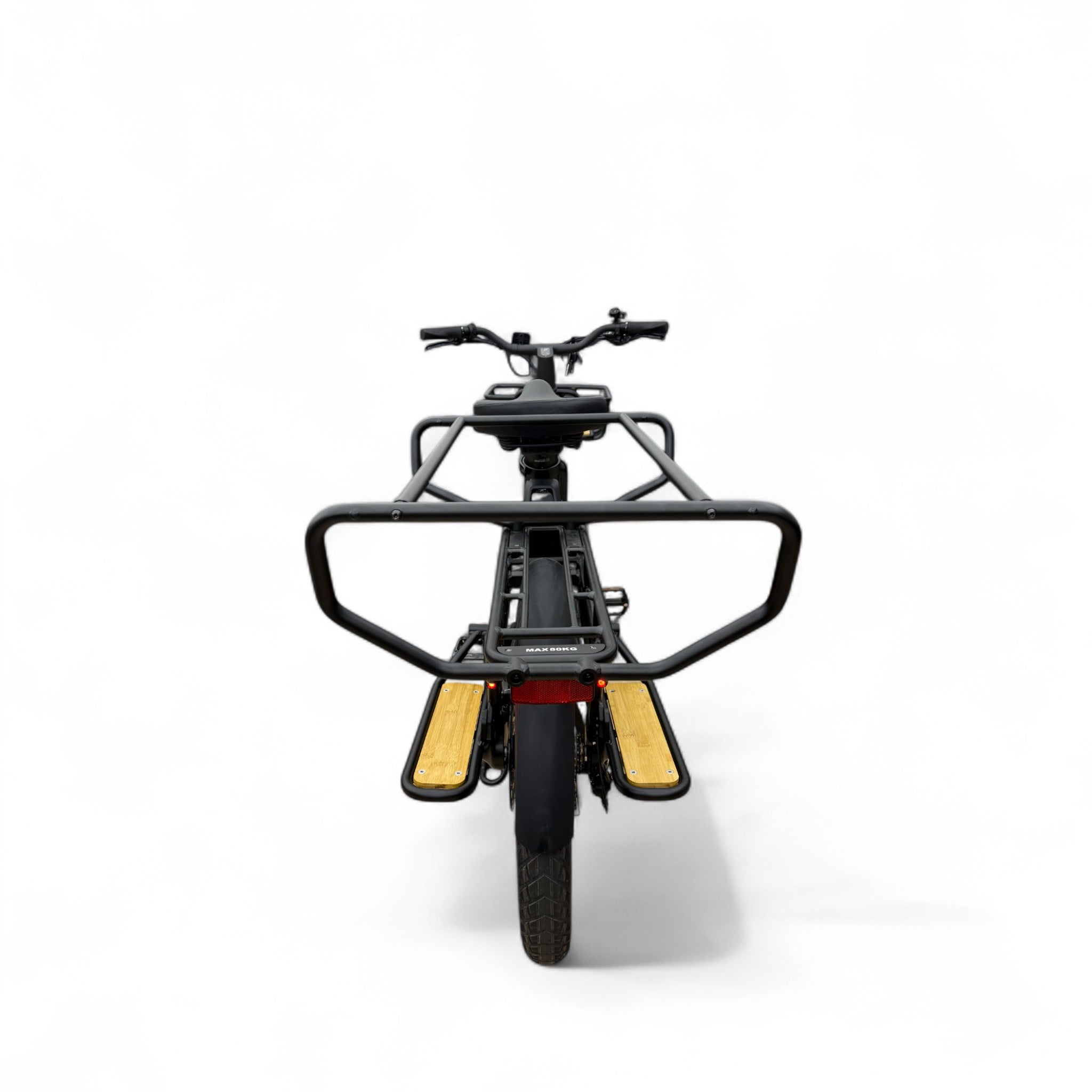Vogue Wonder Longtail – Elektrische Longtail Bakfiets – Zwart - 24 inch – 180 kg Draagvermogen – Dubbele 48V Accu – Shimano 7 Versnellingen – Hydraulische Remmen - AE-trading