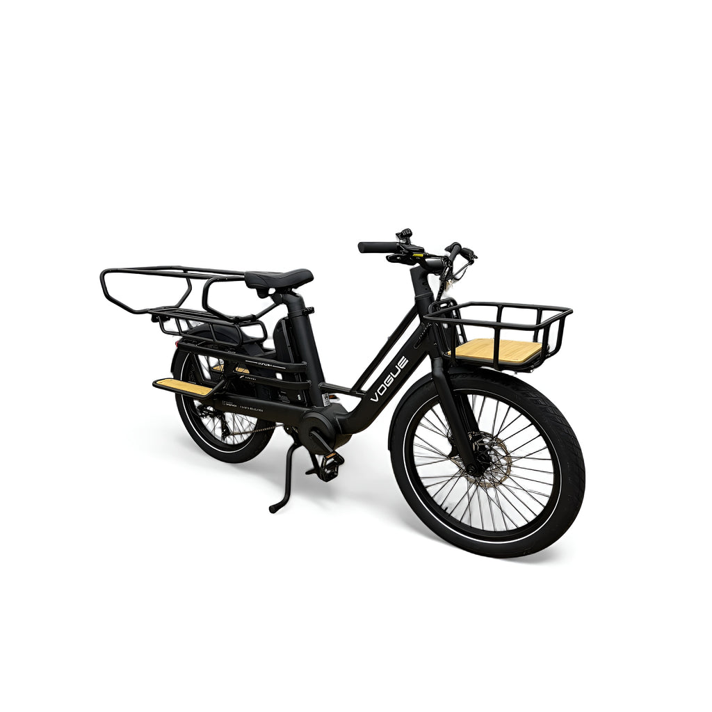 Vogue Wonder Longtail – Elektrische Longtail Bakfiets – Zwart - AE-trading