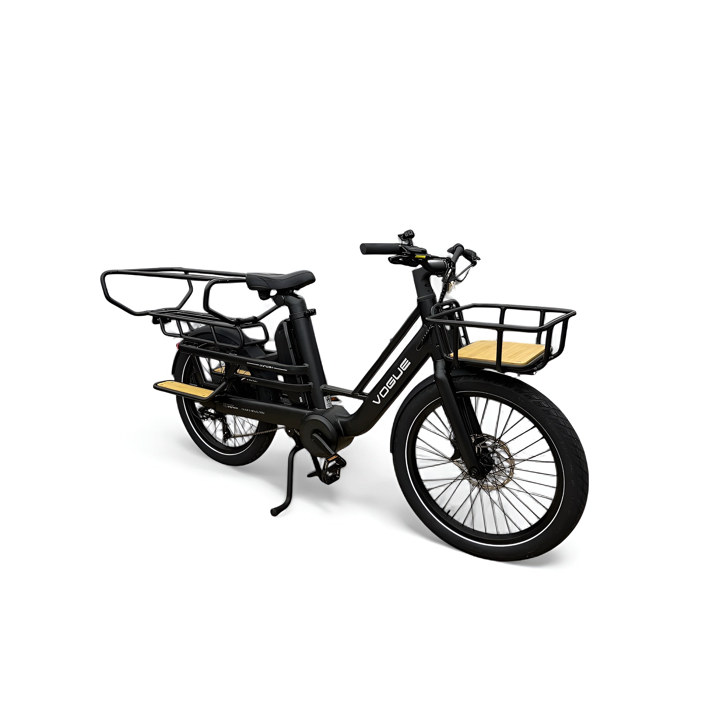 Vogue Wonder Longtail – Elektrische Longtail Bakfiets – Zwart - AE-trading