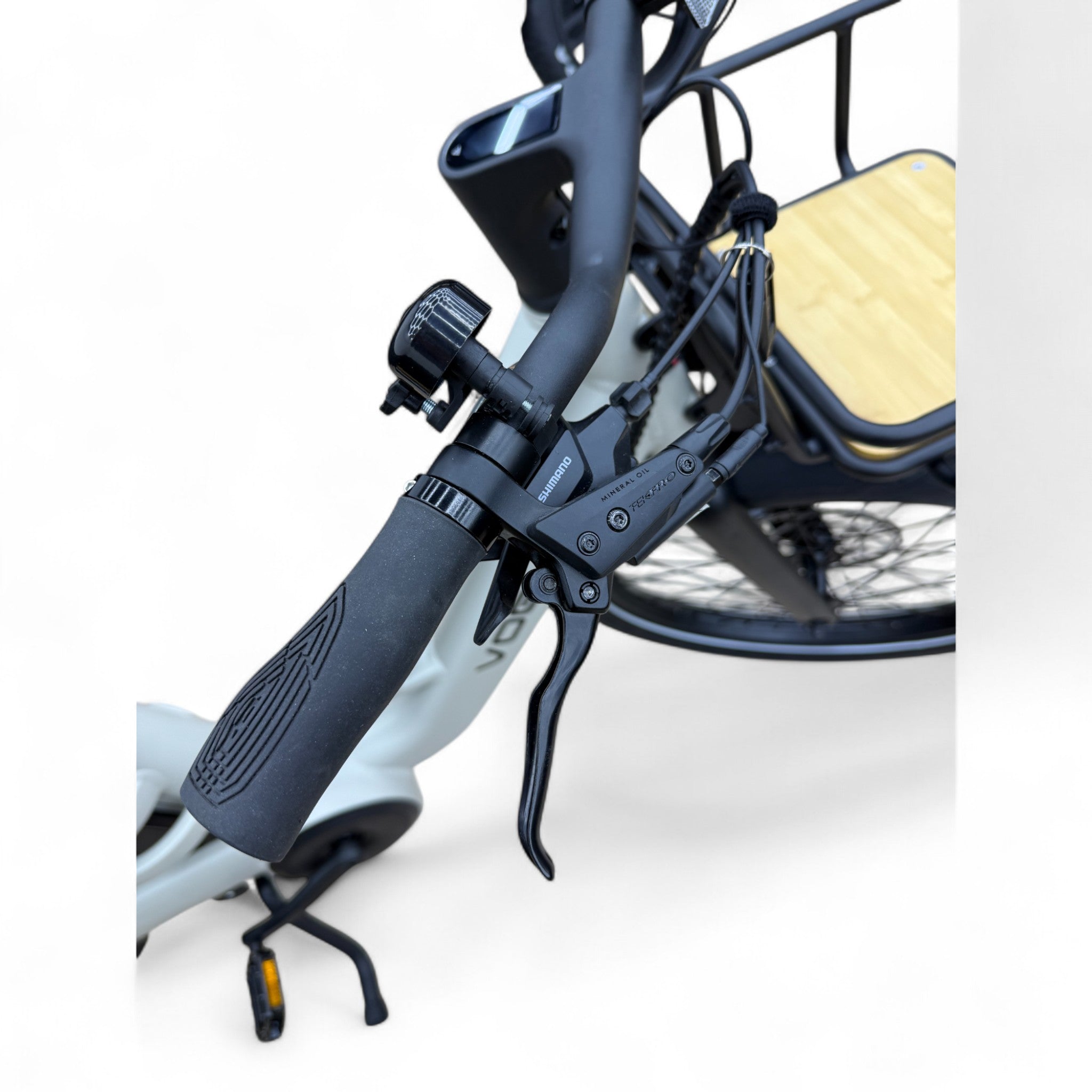 Vogue Wonder Longtail – Elektrische Longtail Bakfiets – Grijs - 24 inch – 180 kg Draagvermogen – Dubbele 48V Accu – Shimano 7 Versnellingen – Hydraulische Remmen - AE-trading