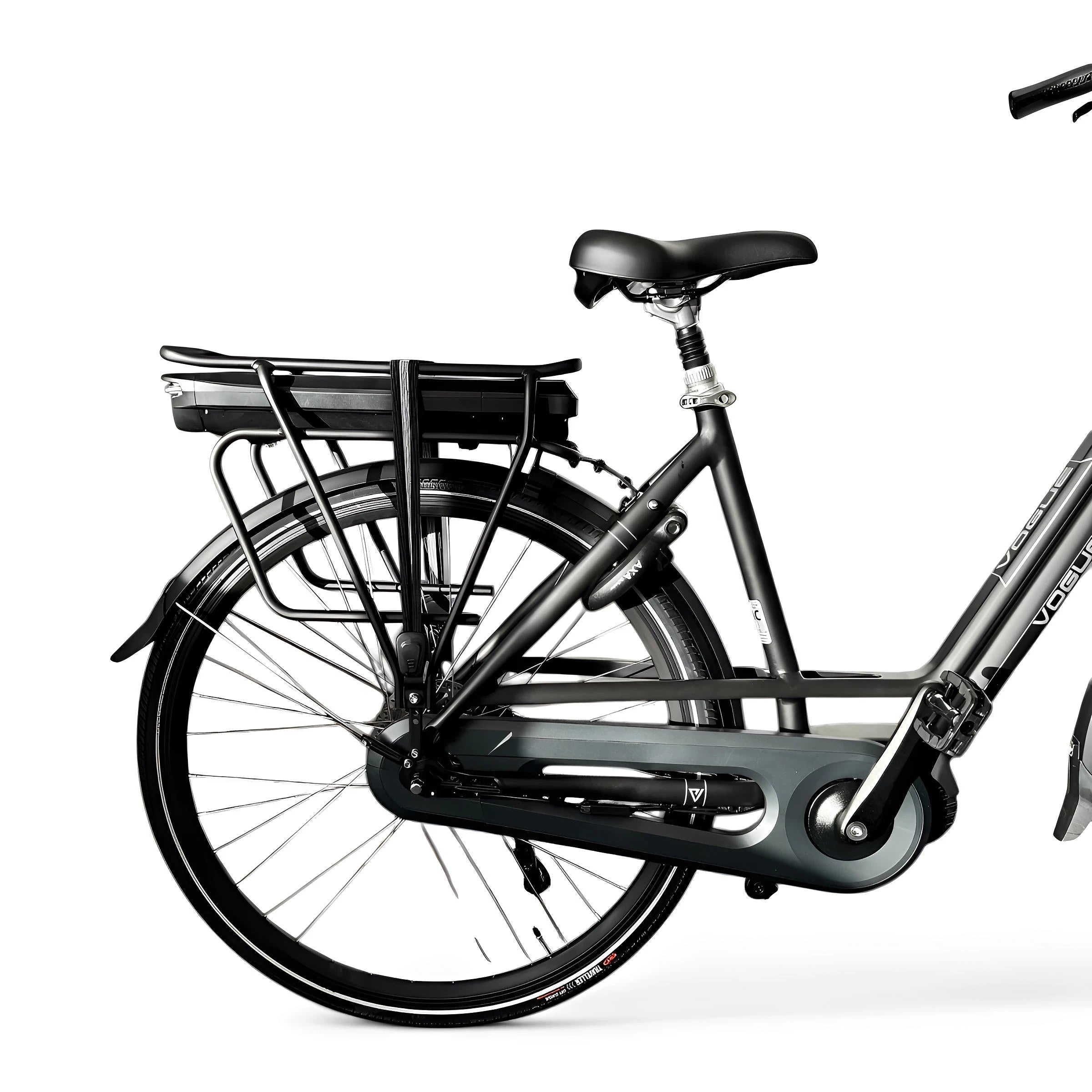Vogue Zenda Elektrische Fiets E-bike met Hydraulische Remmen 51cm 468Wh 13Ah - Mat Zwart - AE-trading