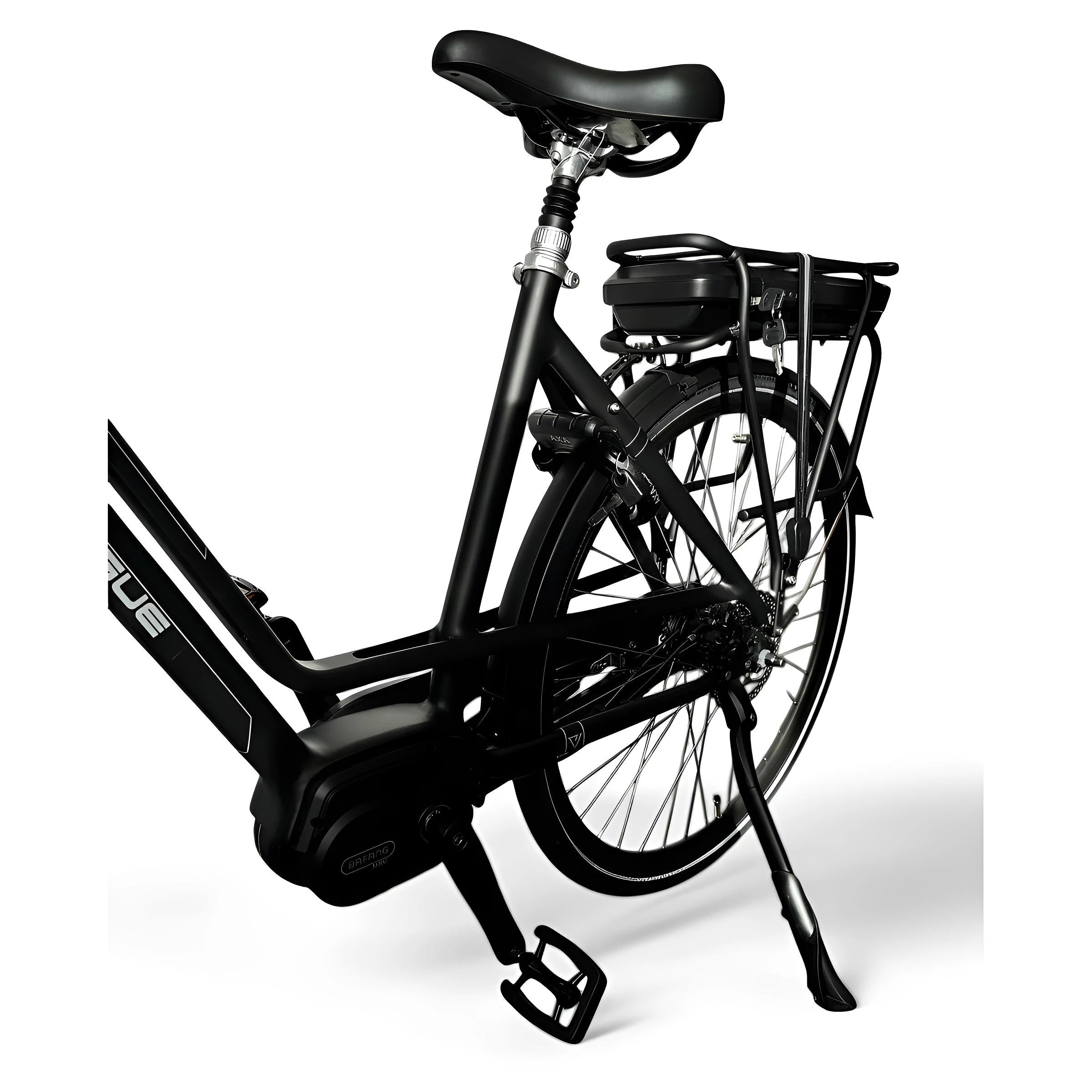 Vogue Zenda Elektrische Fiets E-bike met Hydraulische Remmen 51cm 576Wh 16Ah - Mat Zwart - AE-trading