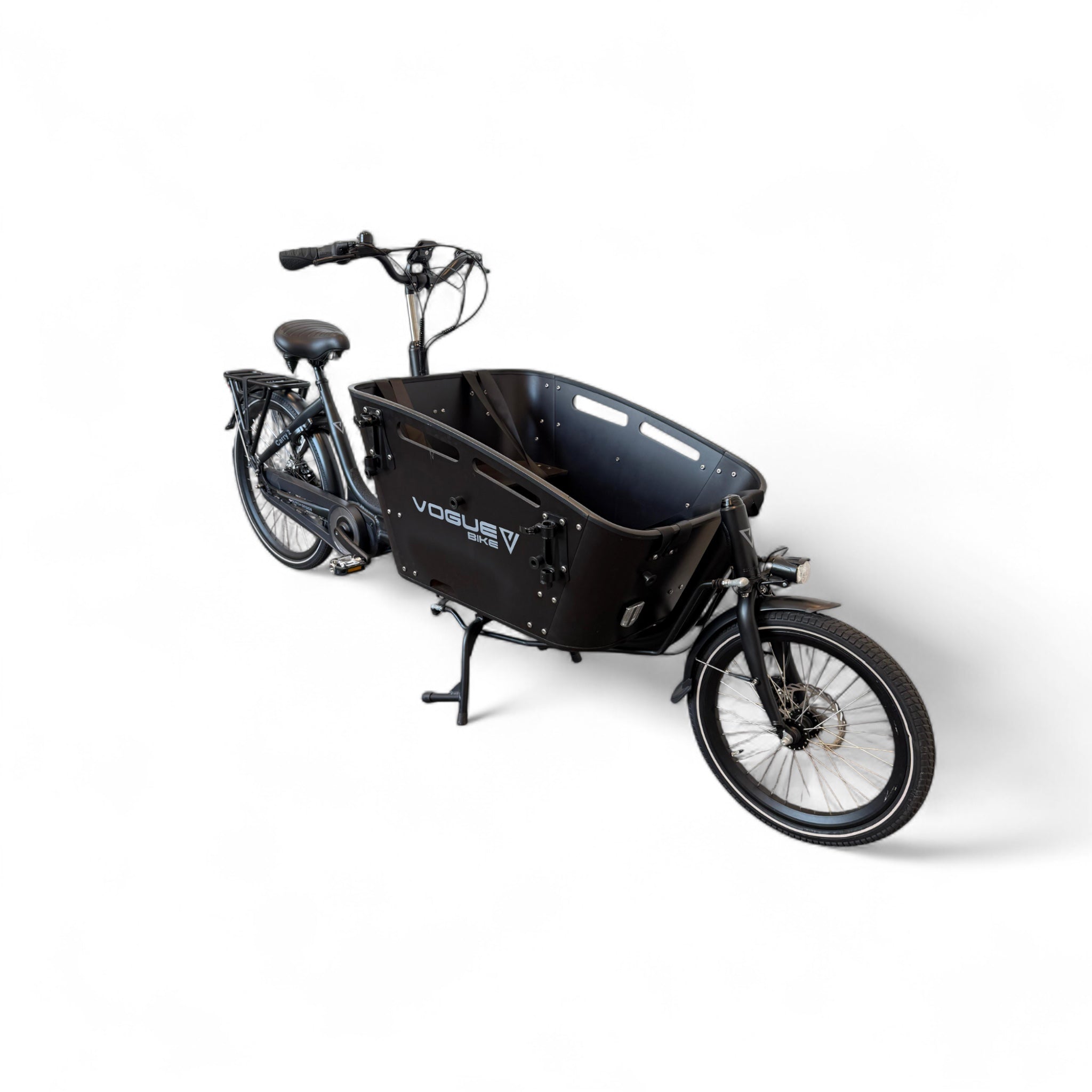 Vogue Carry 2 - Mat Zwart - Elektrische Bakfiets – Bafang 80 Nm Nexus 7 - Actieradius 50-70 km - AE-trading