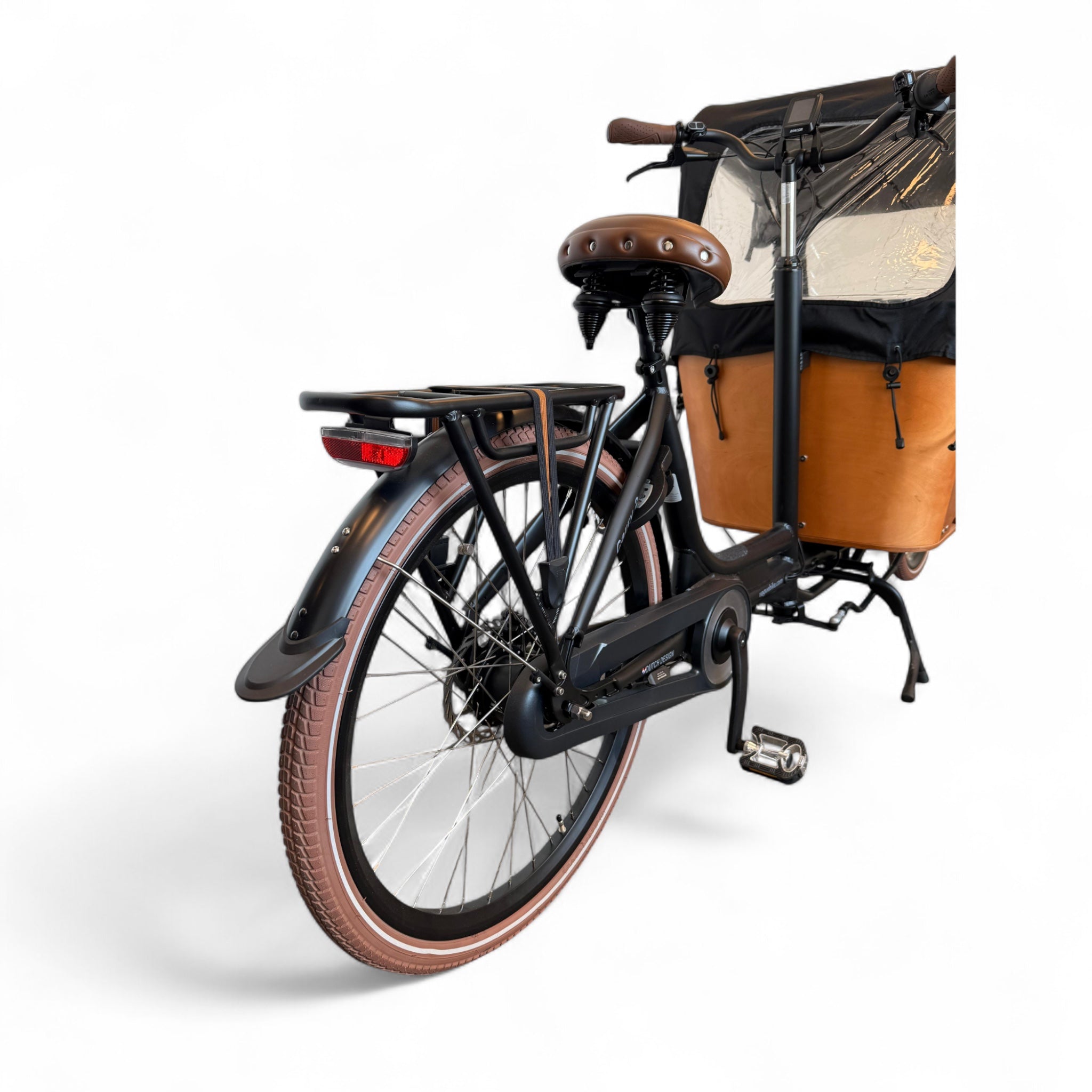 Vogue Carry 2 - Mat Zwart - Elektrische Bakfiets – Bafang 80 Nm Nexus 7 - Actieradius 50-70 km - AE-trading