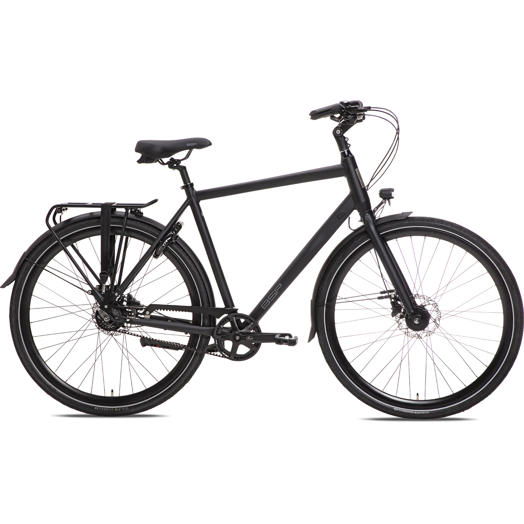 Voyager Belt Herenfiets Onyx Zwart 60 cm - AE-trading