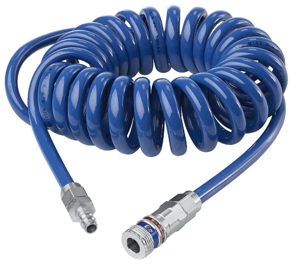 Spiraalslang blauw 8mm - AE-trading